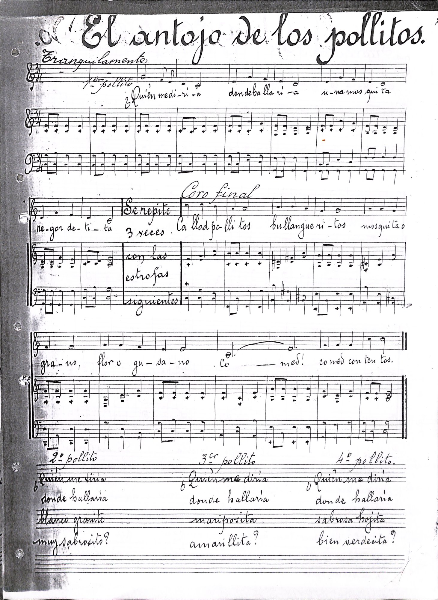 Portada de El antojo de los pollitos