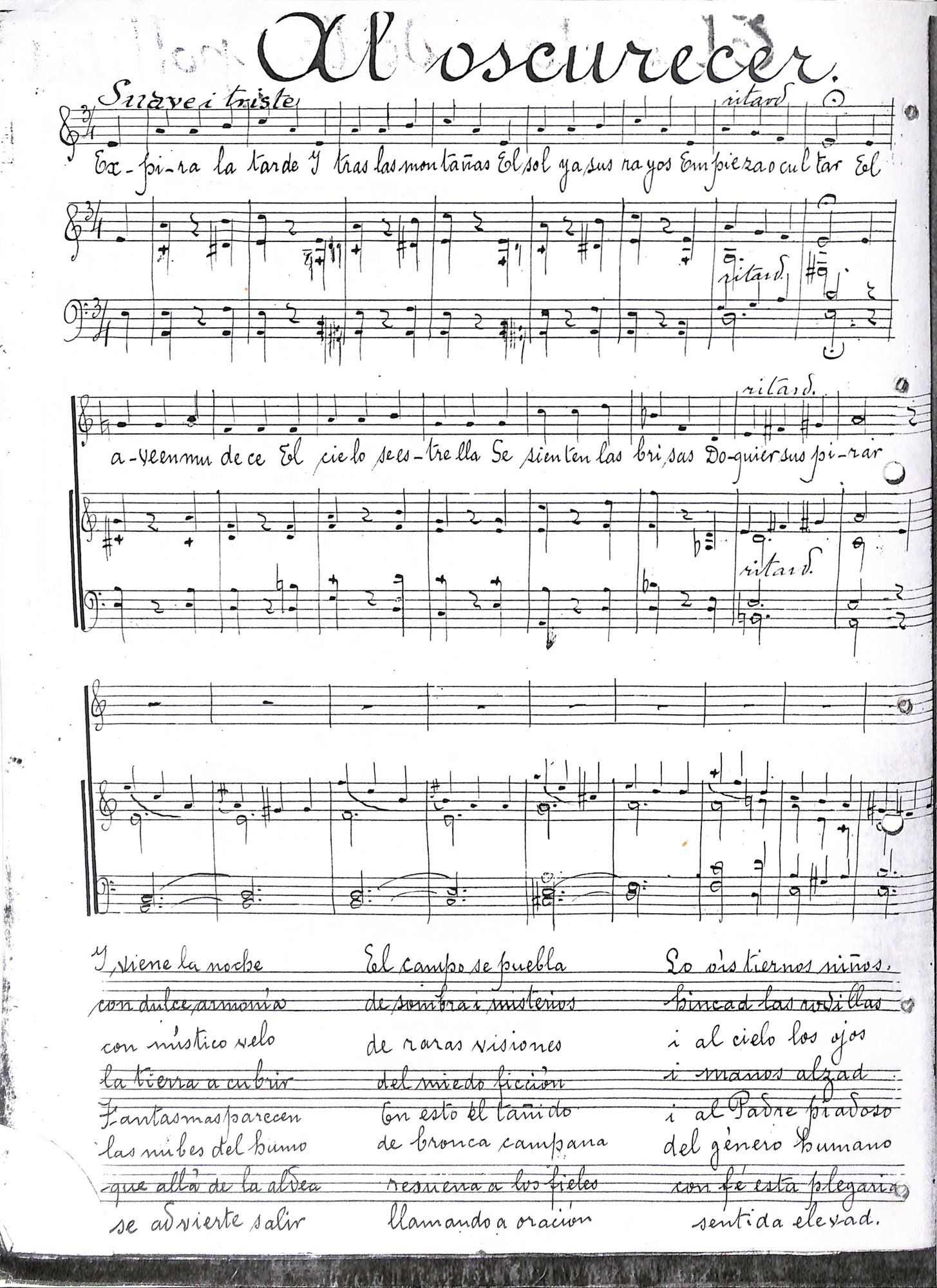 Portada de Al oscurecer