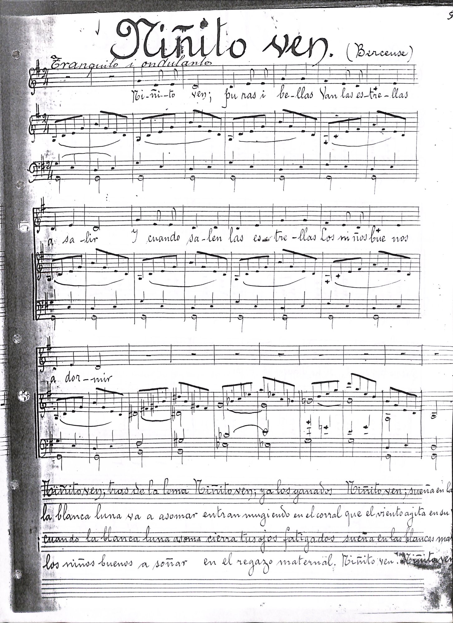 Portada de Niñito ven