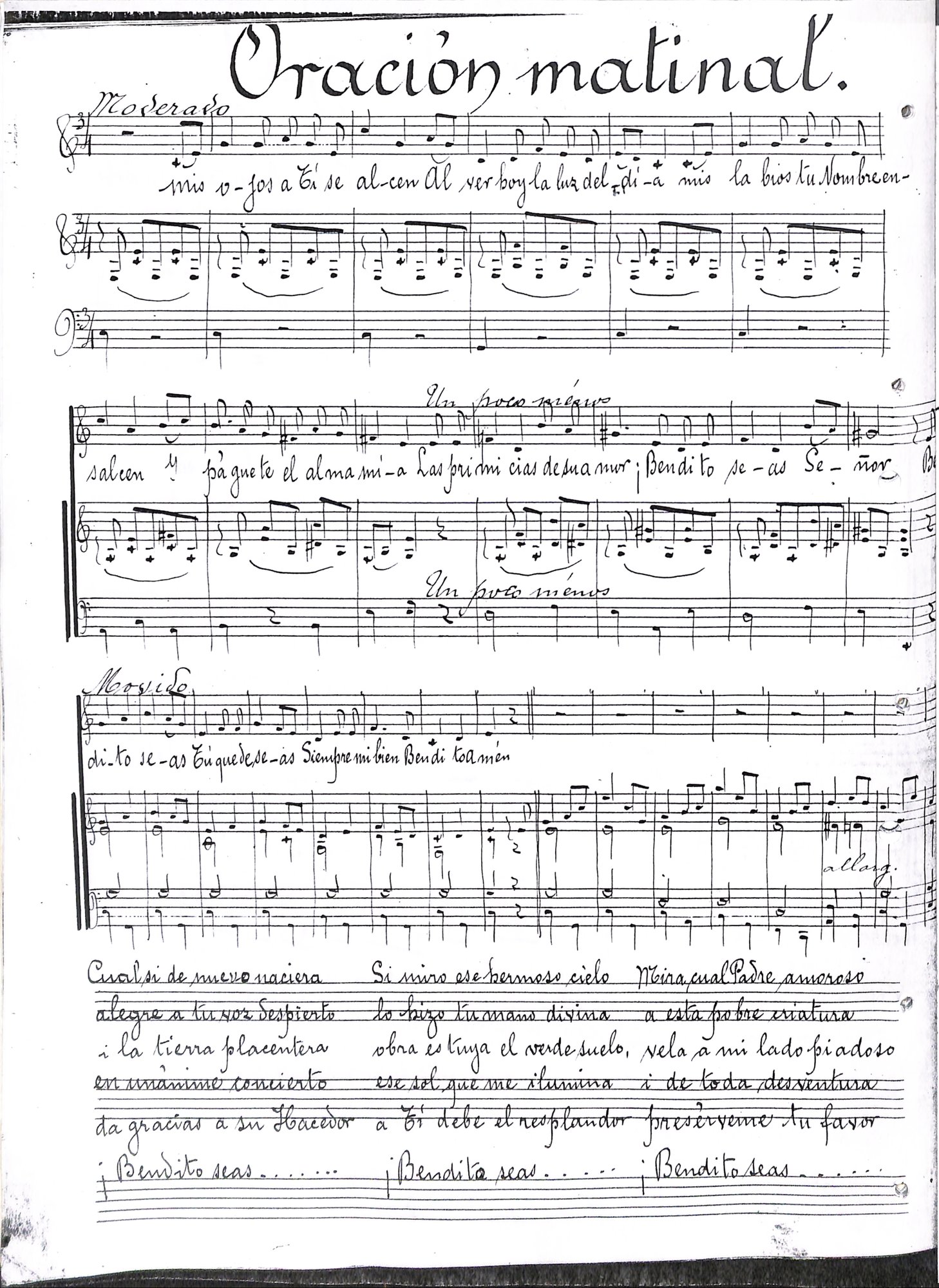 Portada de Oración matinal [3/4]