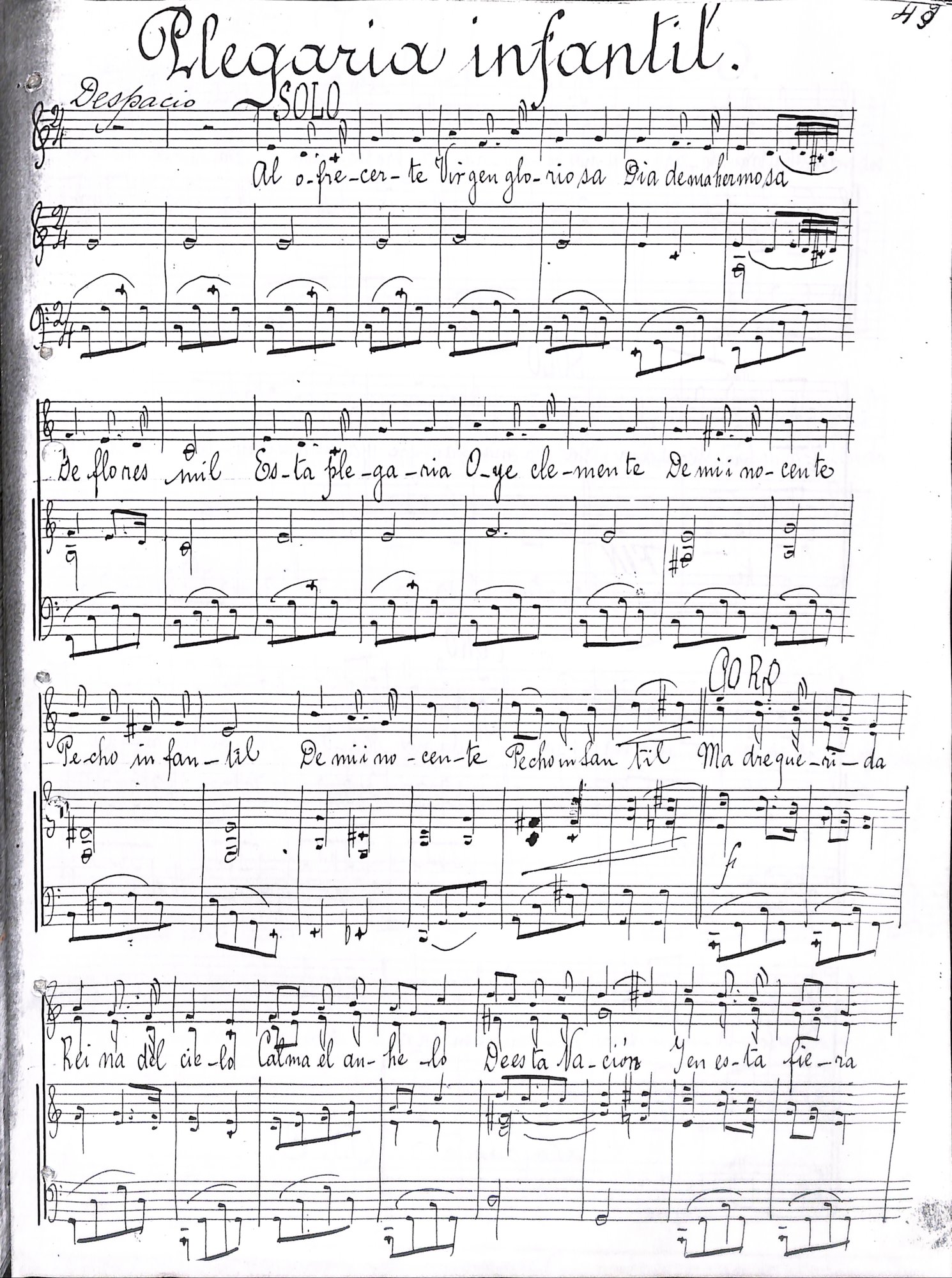 Portada de Plegaria infantil