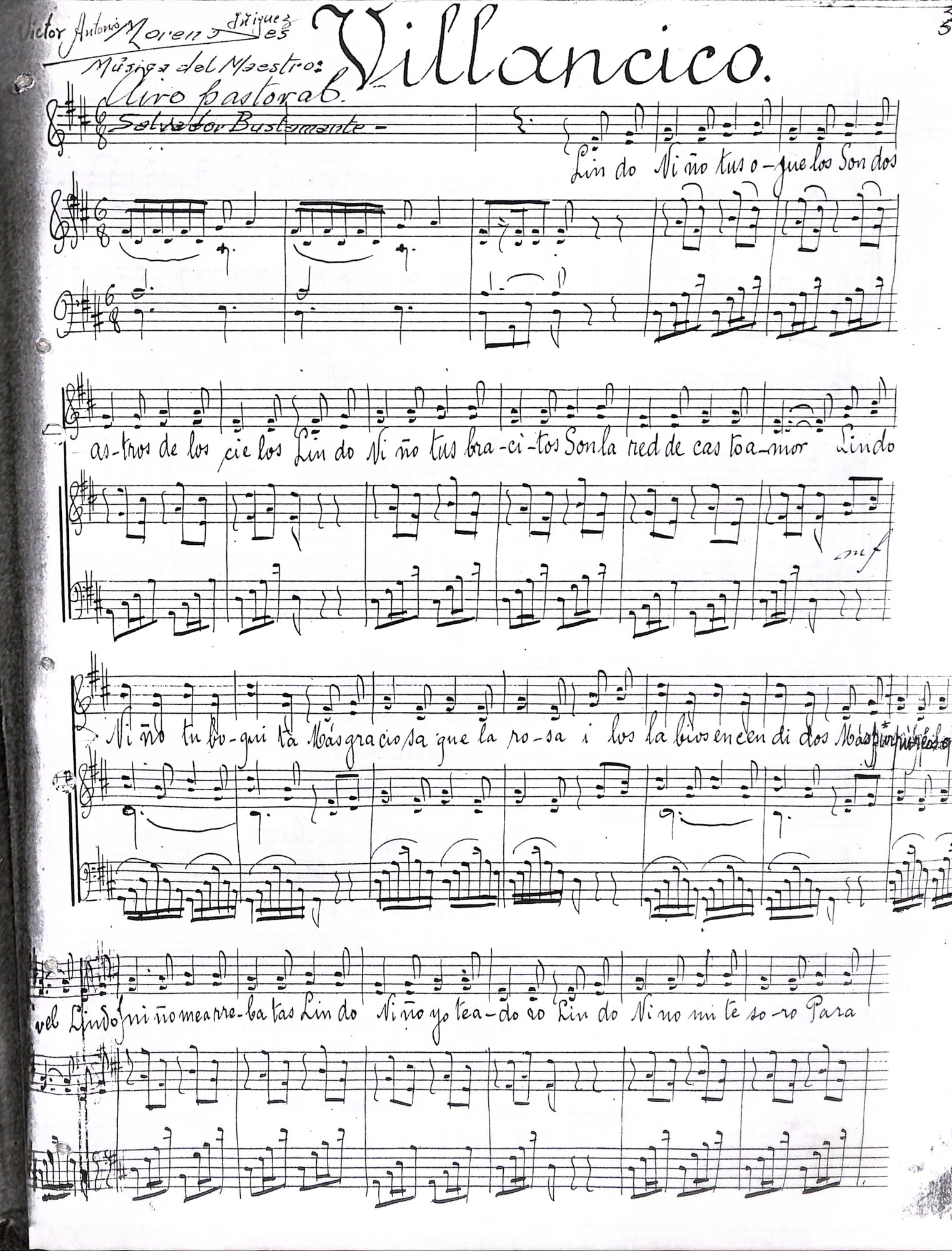 Portada de Villancico