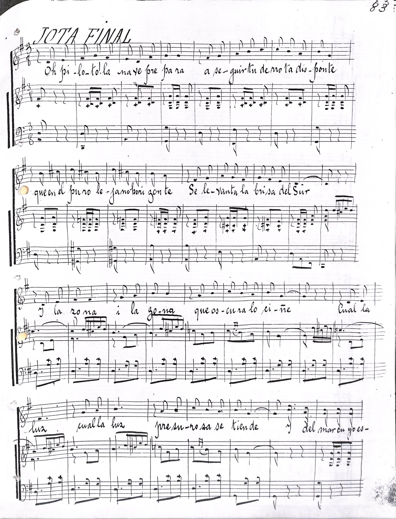 Portada de Jota final