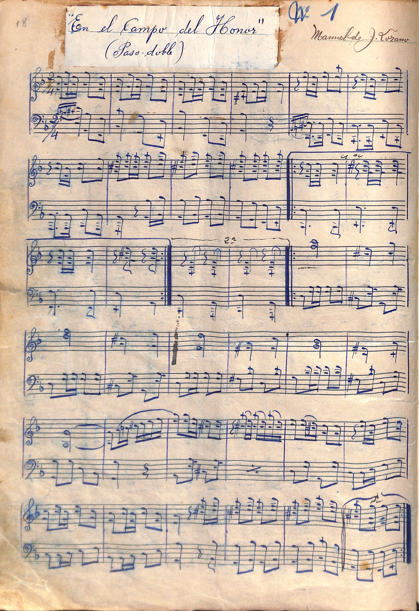 Portada de En el Campo del Honor