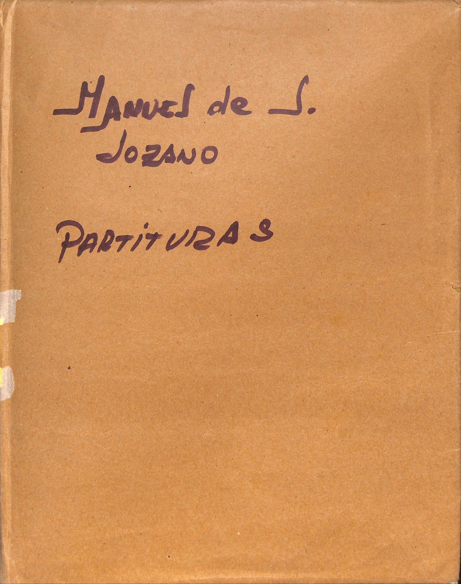 Portada de Manuel de J. Lozano Partitura…