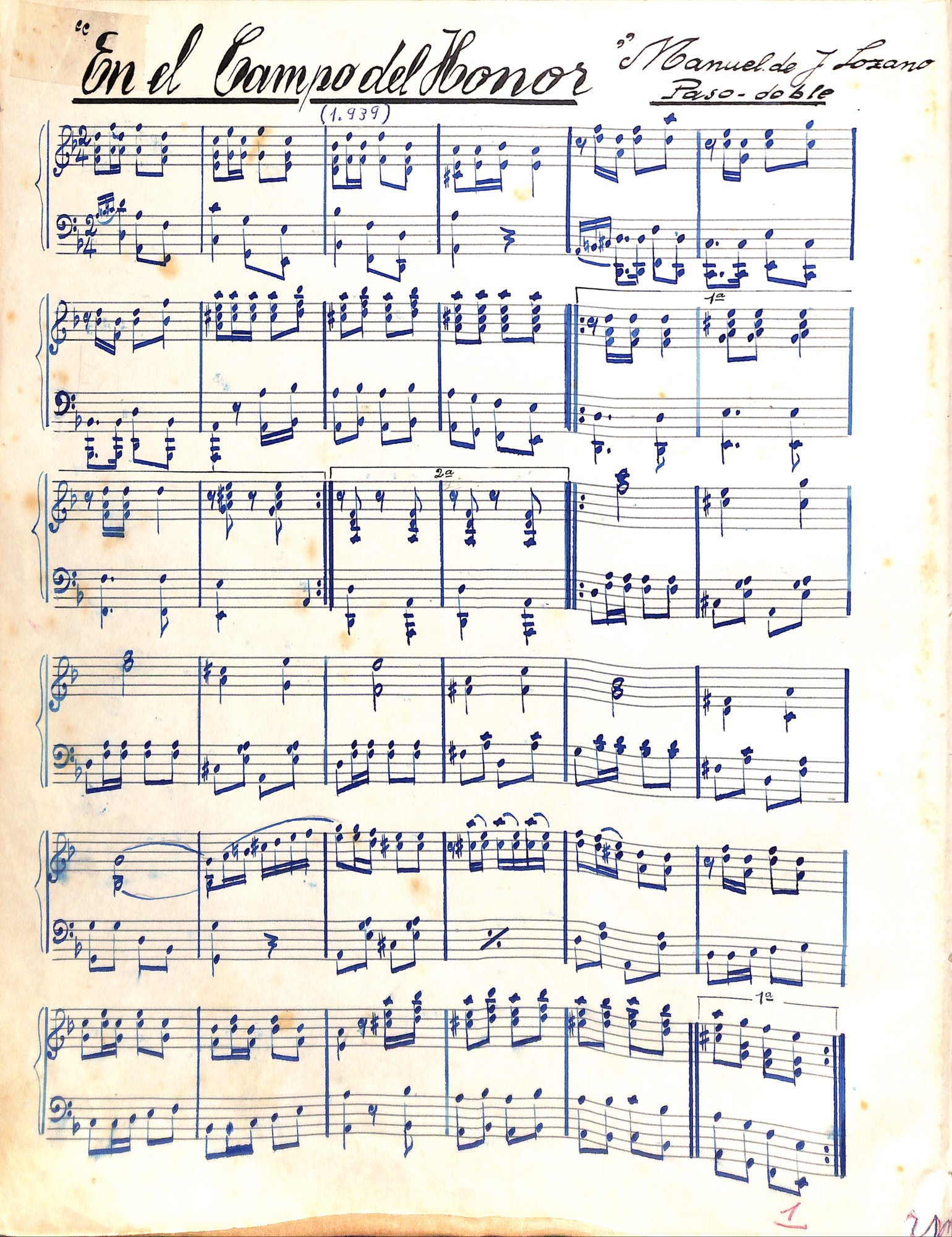 Portada de En el Campo del Honor