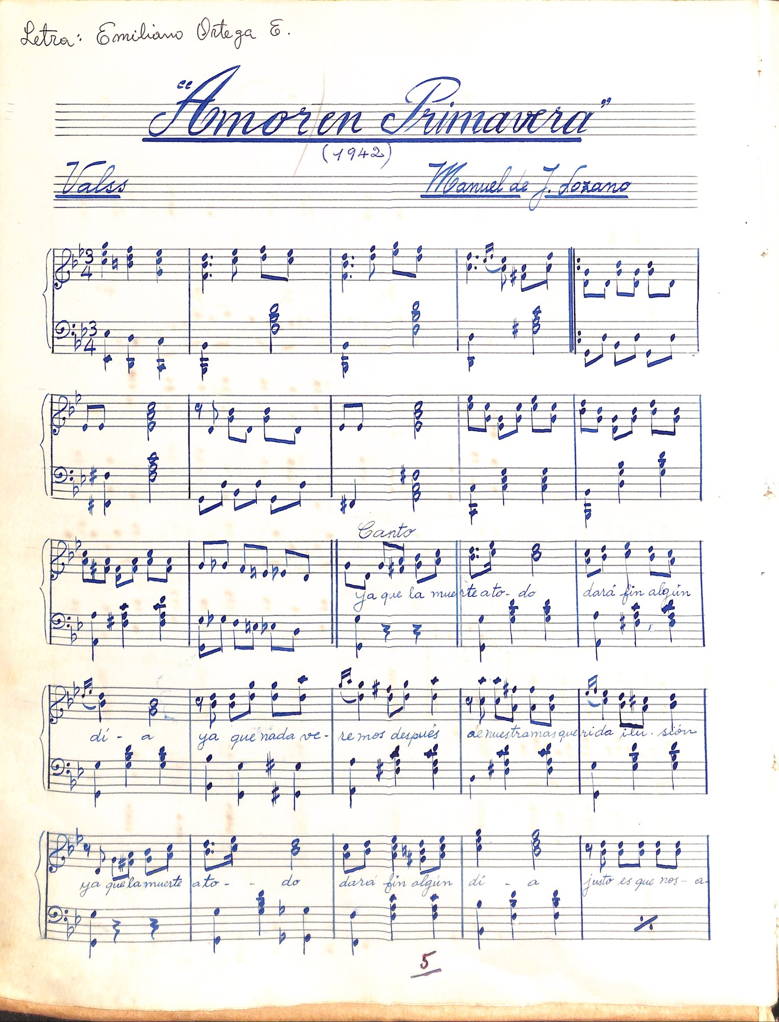 Portada de Amor en Primavera