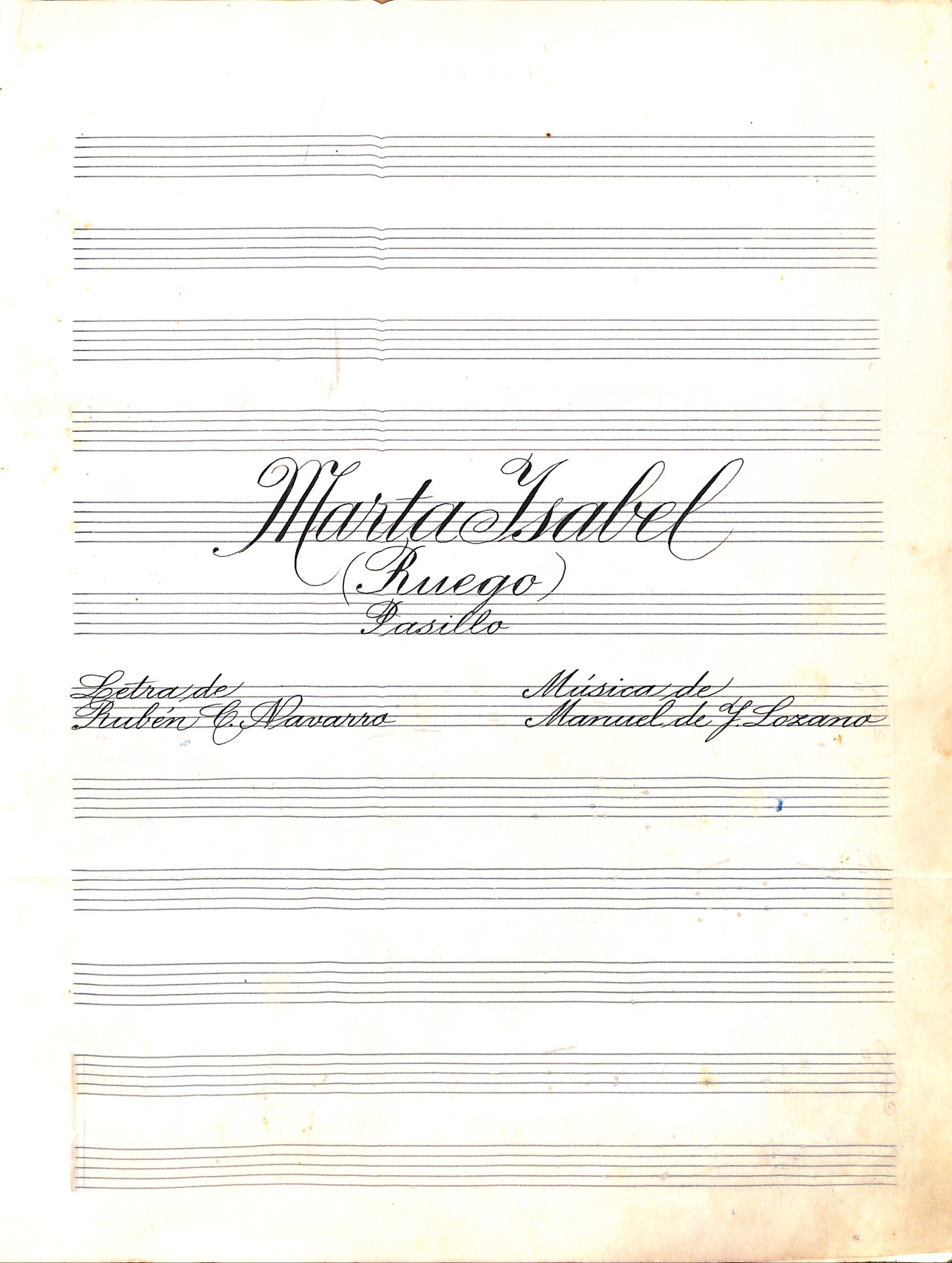 Portada de Marta Isabel