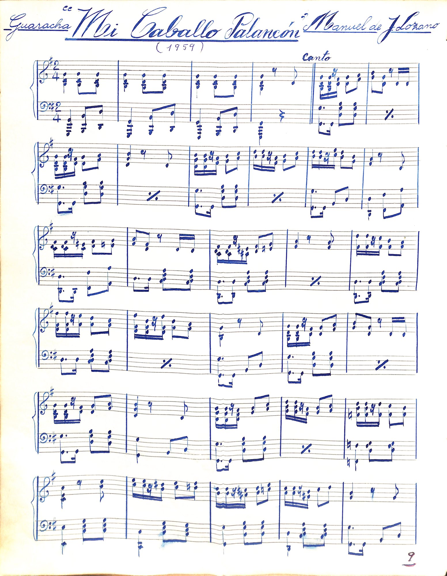 Portada de Mi Caballo Palancón