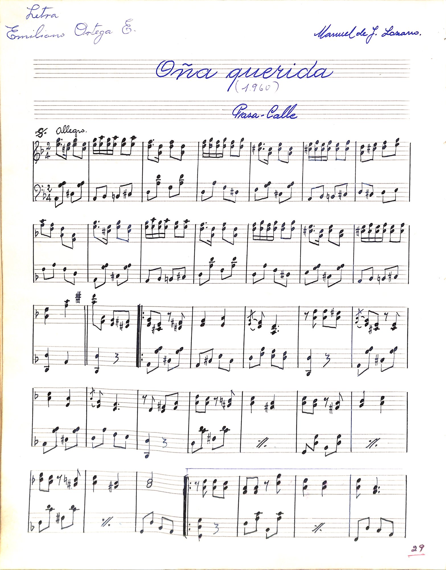 Portada de Oña querida