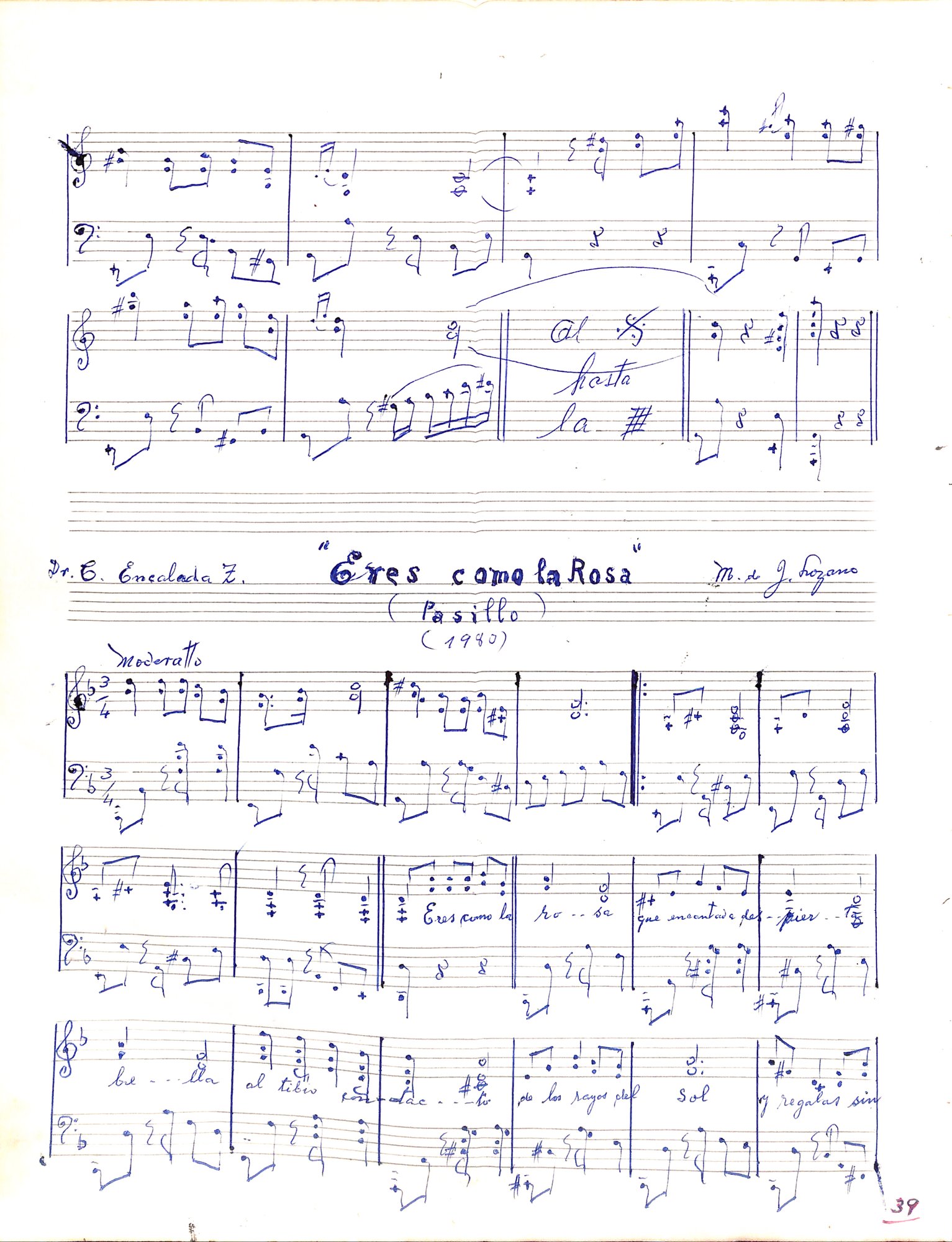 Portada de Eres como la rosa