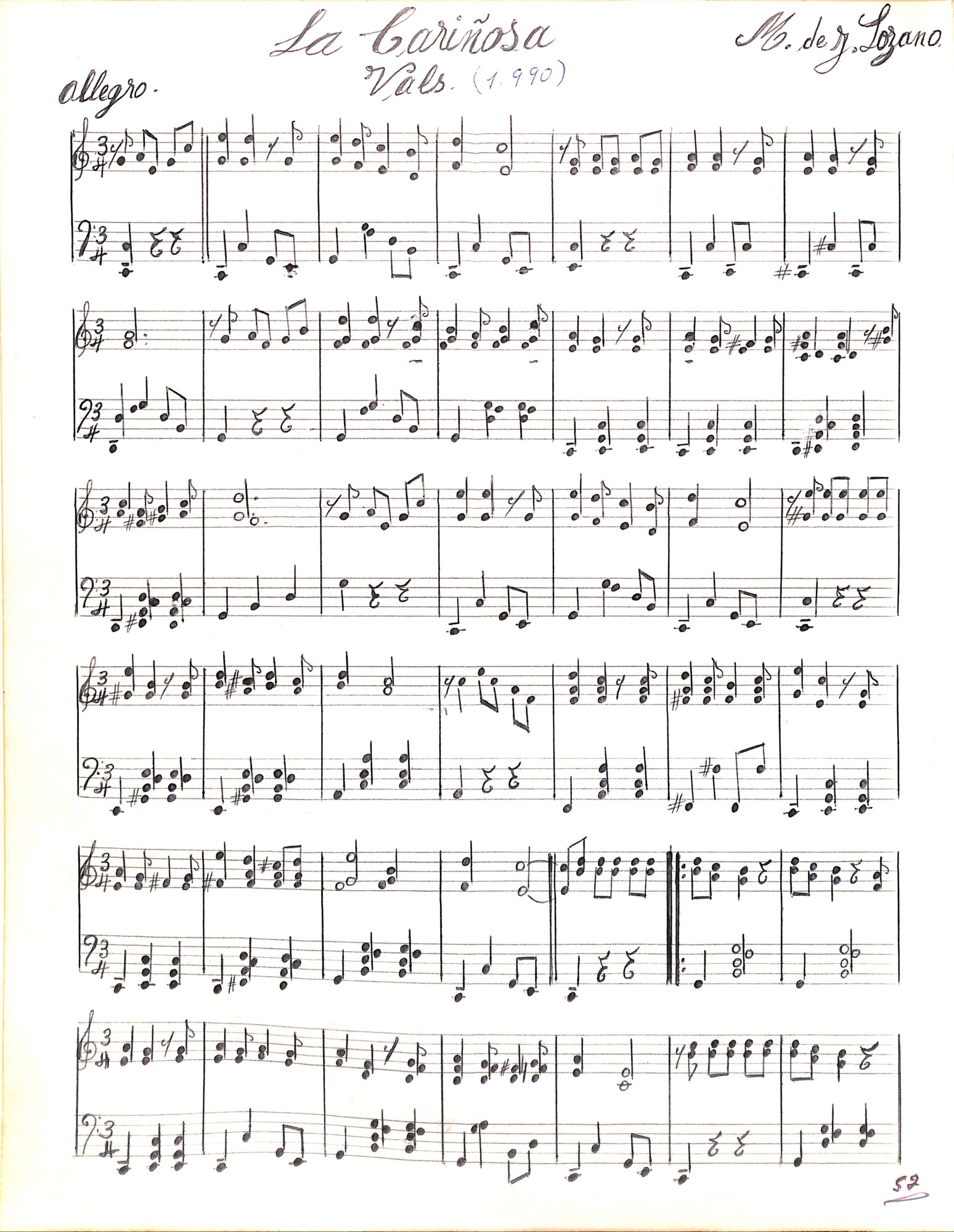 Portada de La cariñosa