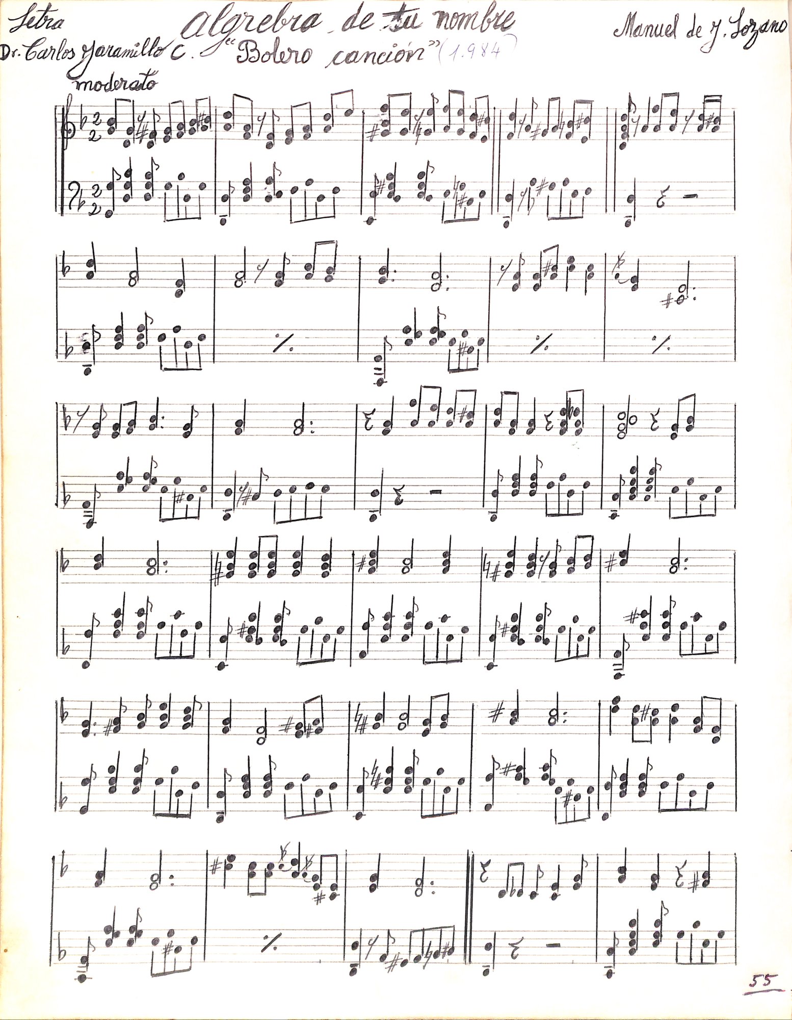 Portada de Algebra de tu nombre