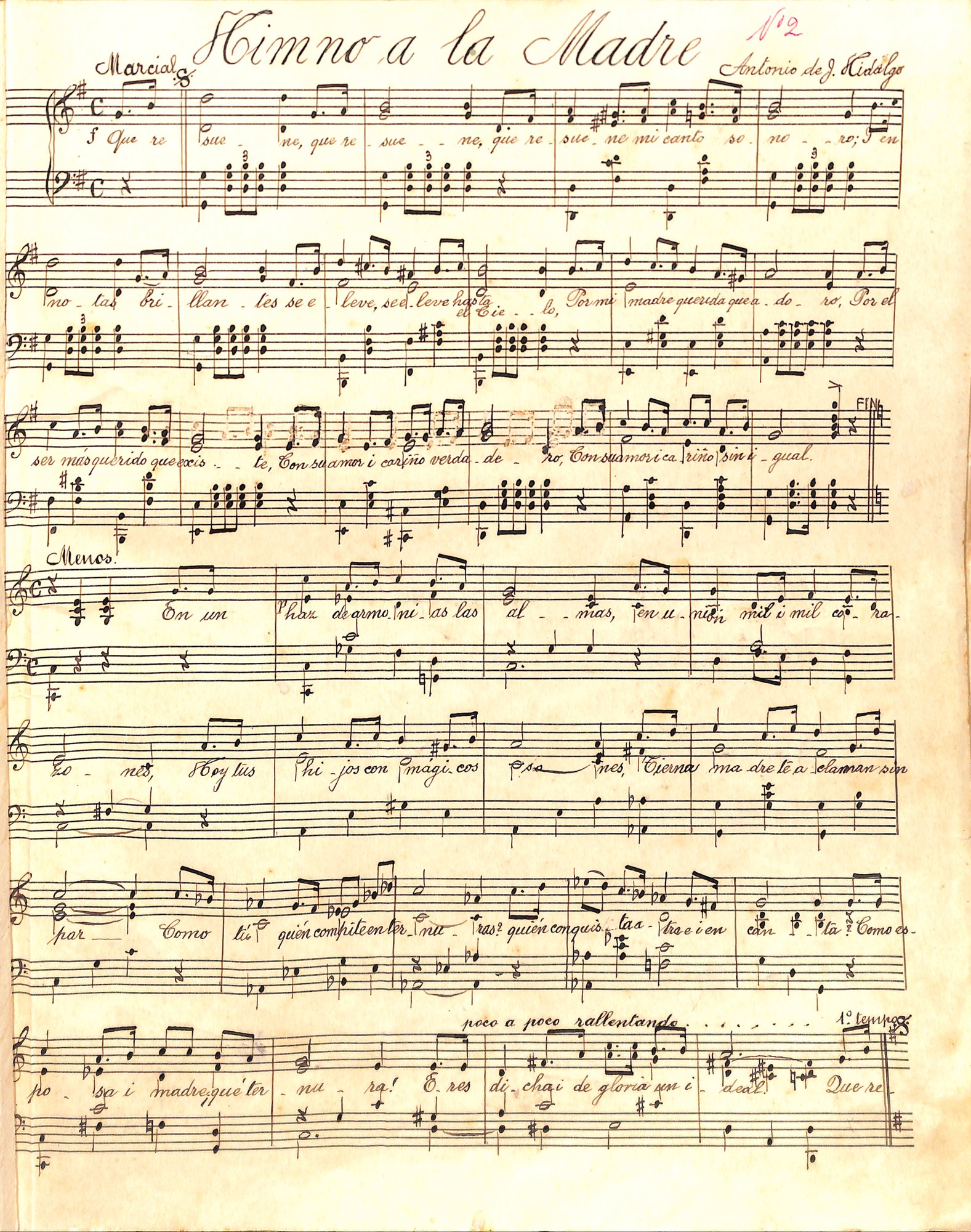 Portada de Himno a la Madre