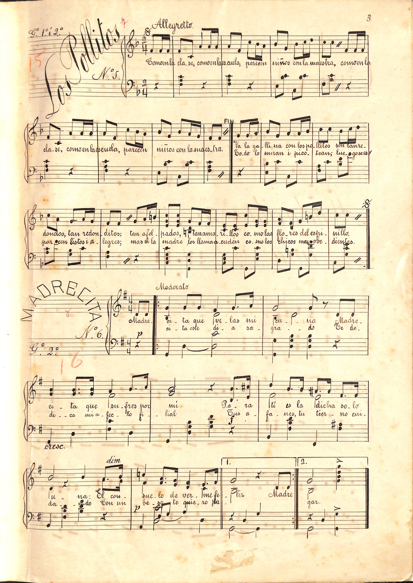 Portada de Los Pollitos