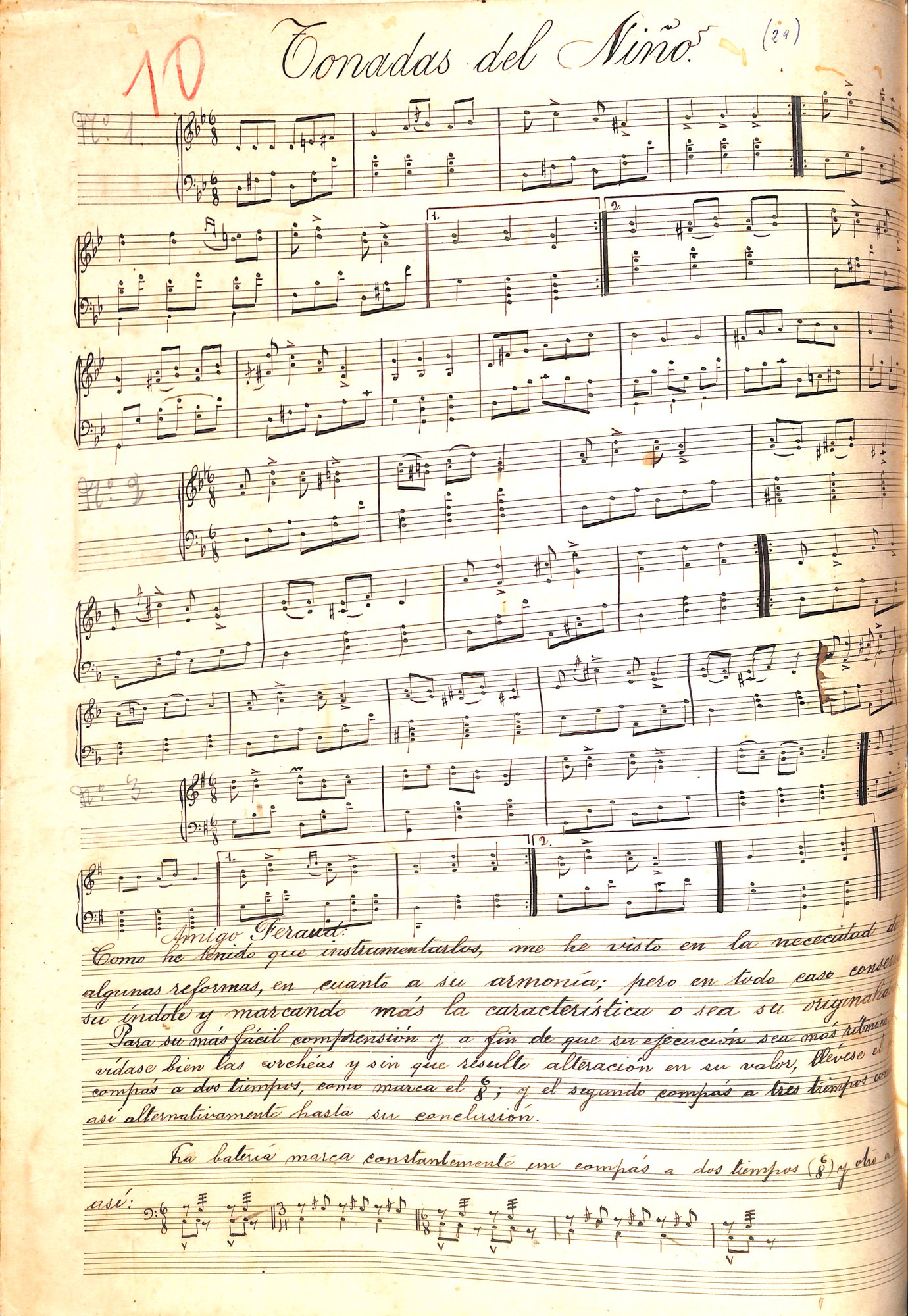 Portada de Tonadas del Niño