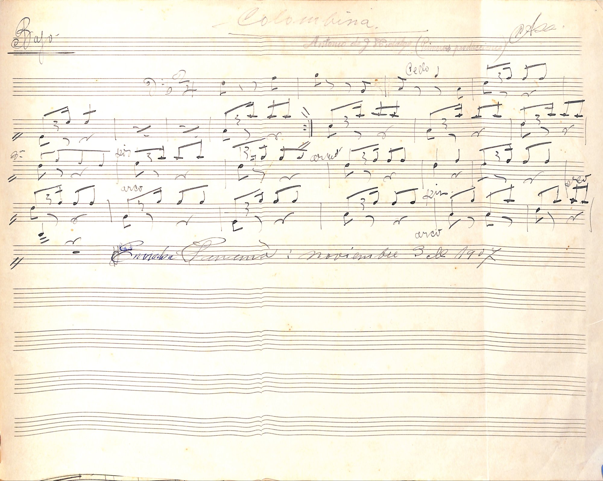 Portada de Colombina