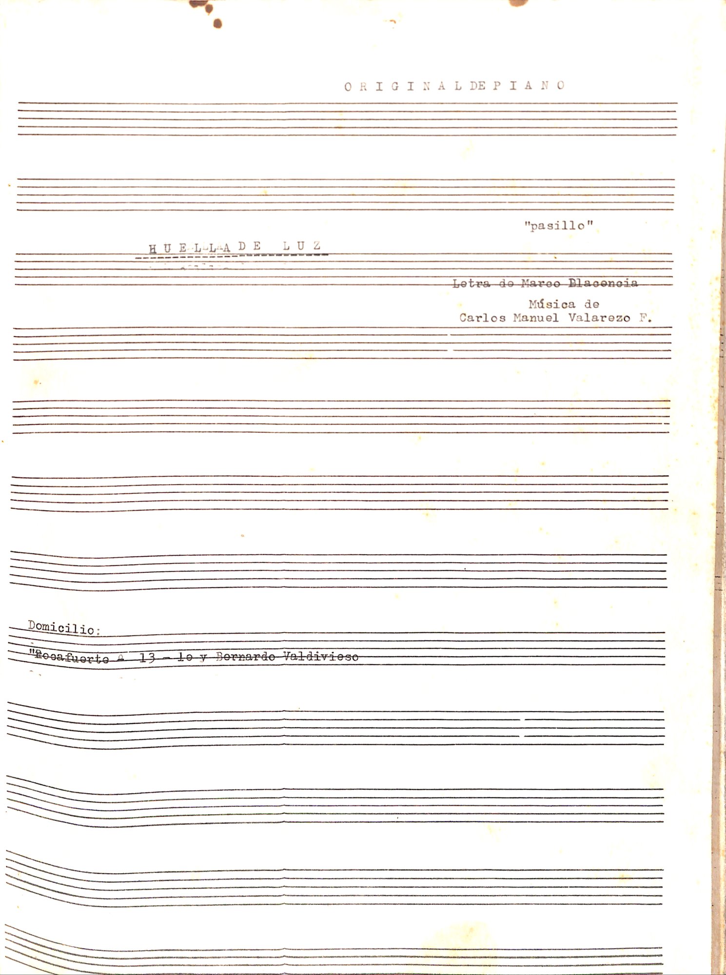 Portada de Huella de luz