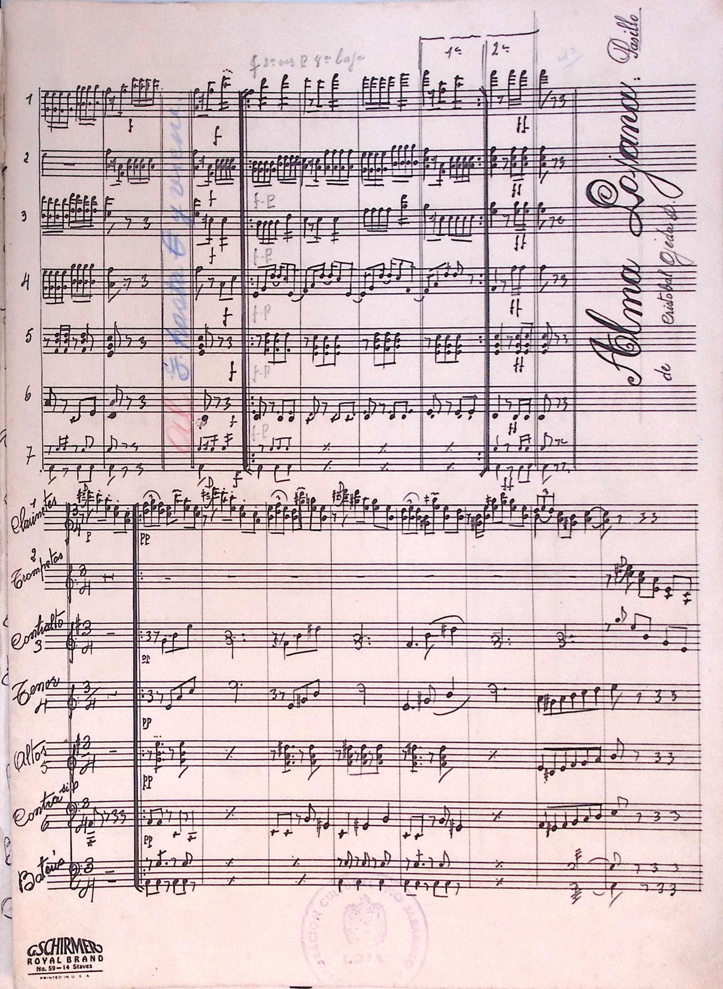 Portada de Alma Lojana [banda]