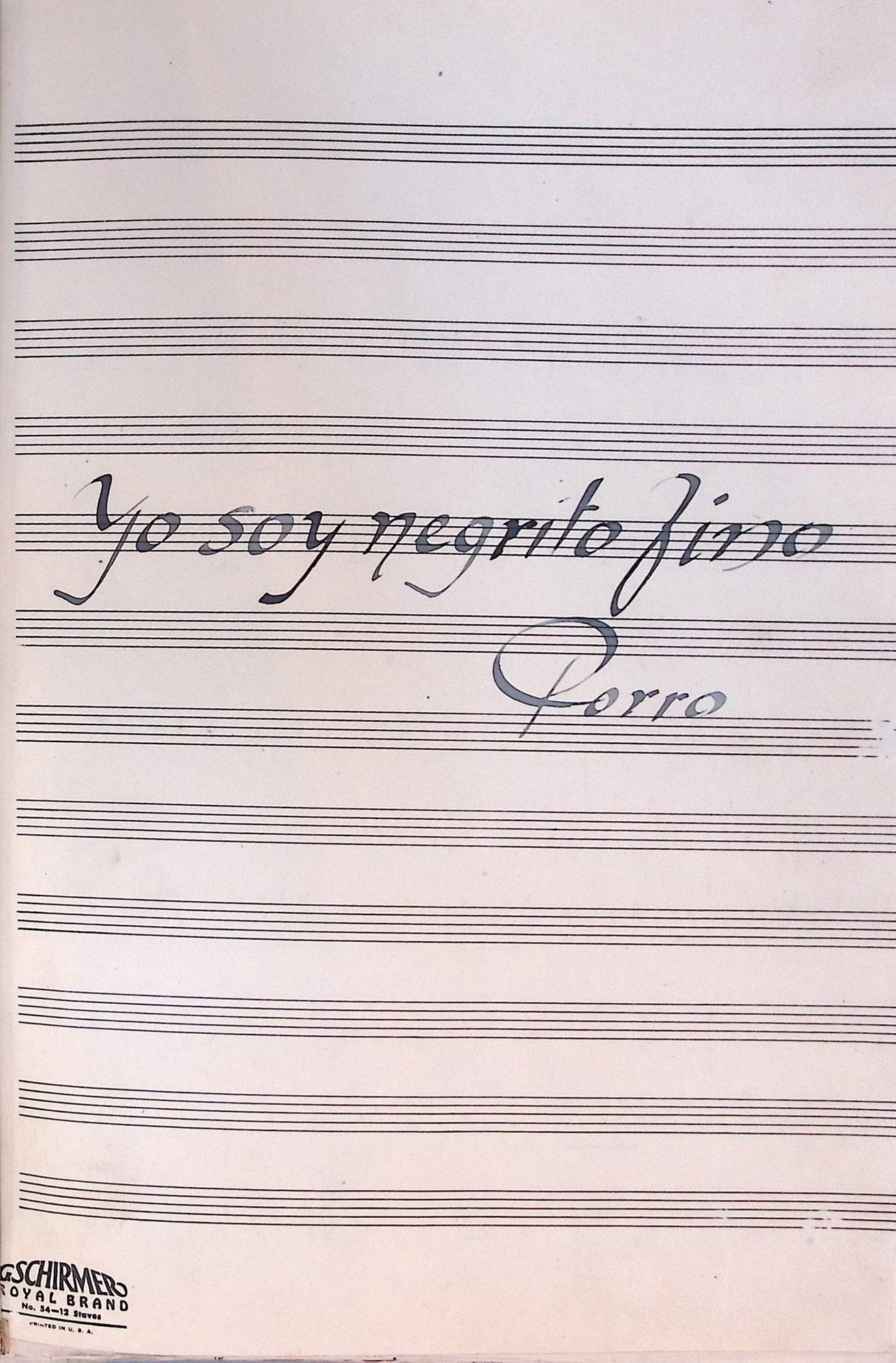 Portada de Yo soy negrito fino