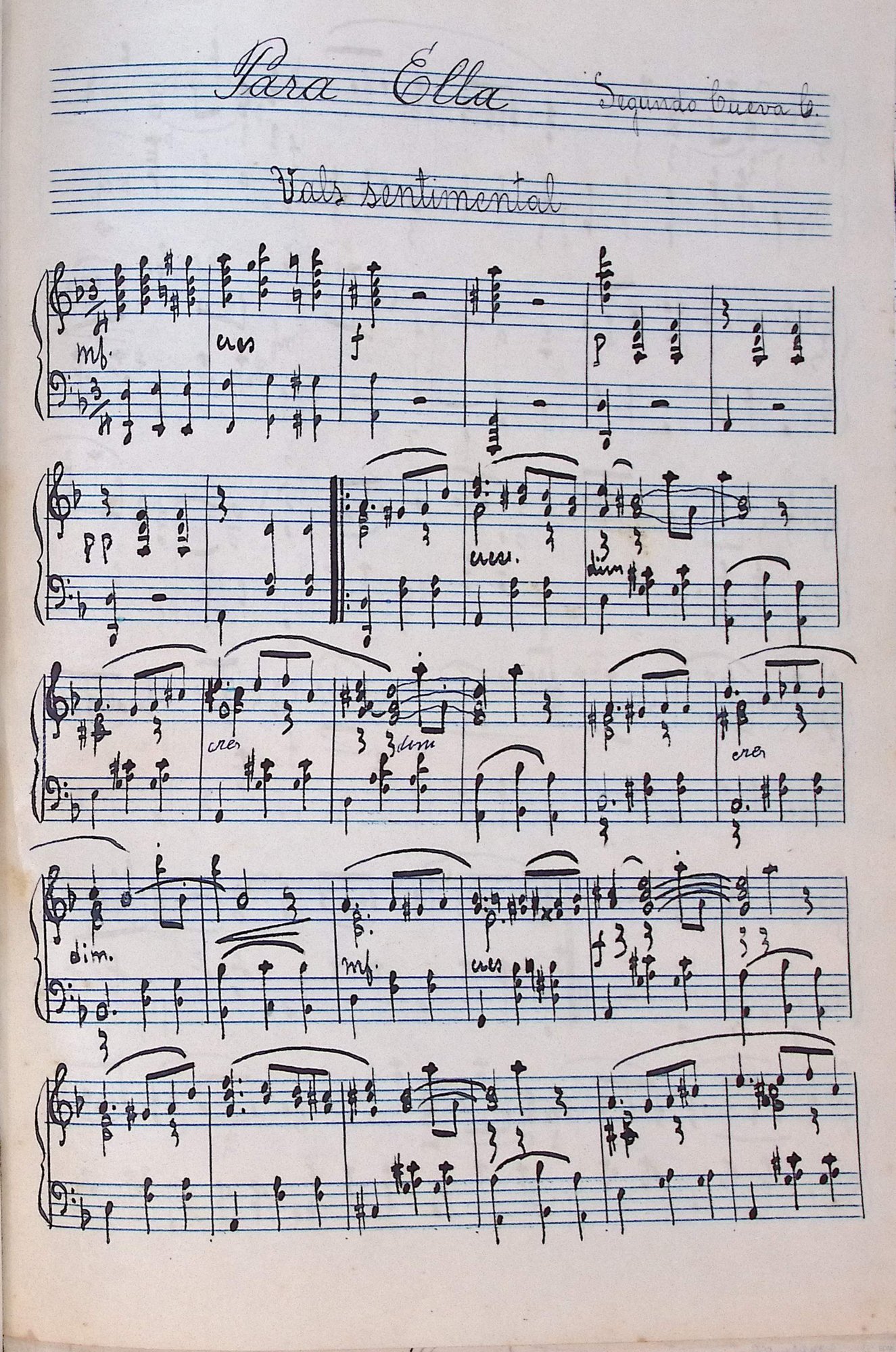 Portada de Para ella [banda]