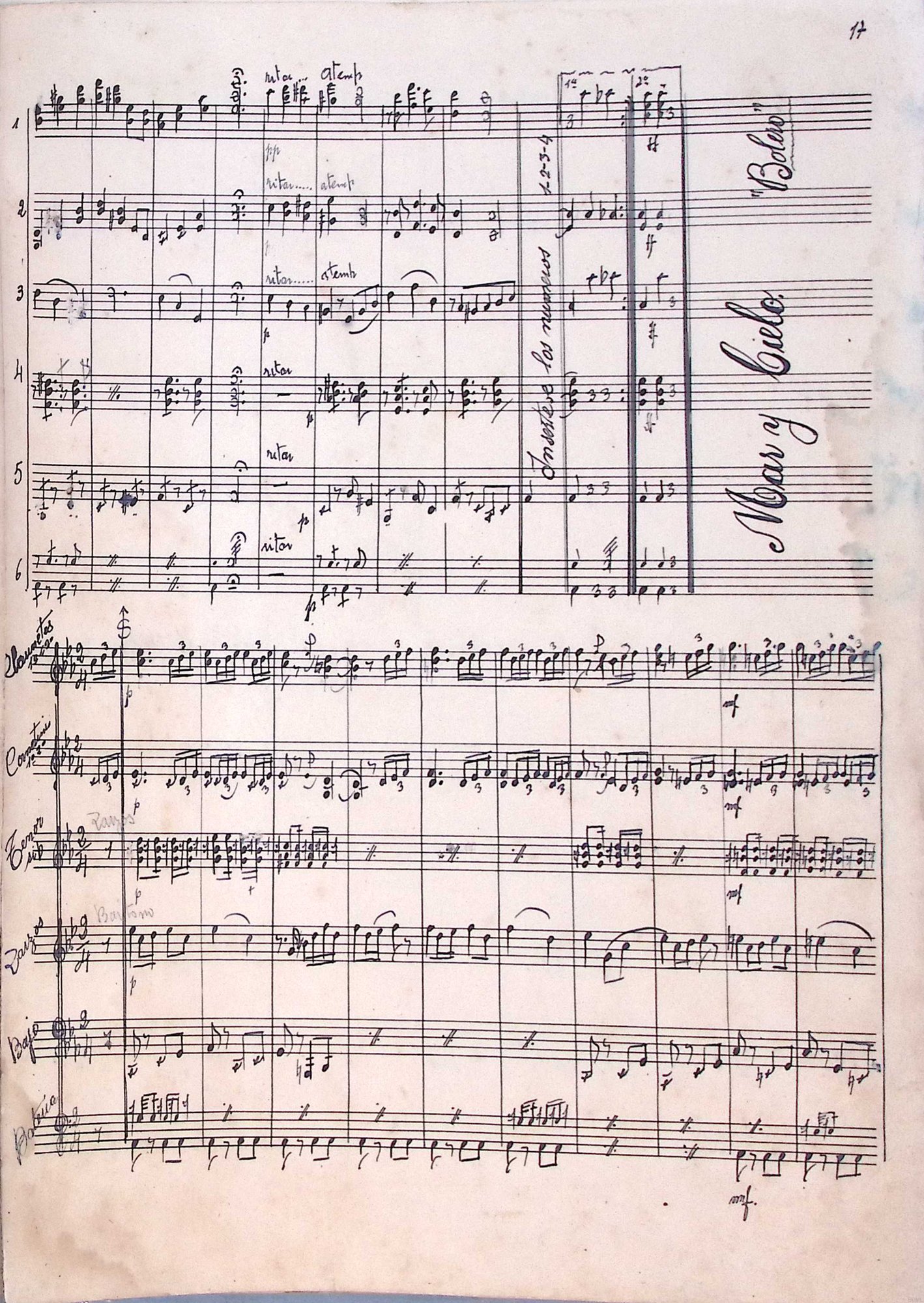 Portada de Mar y cielo