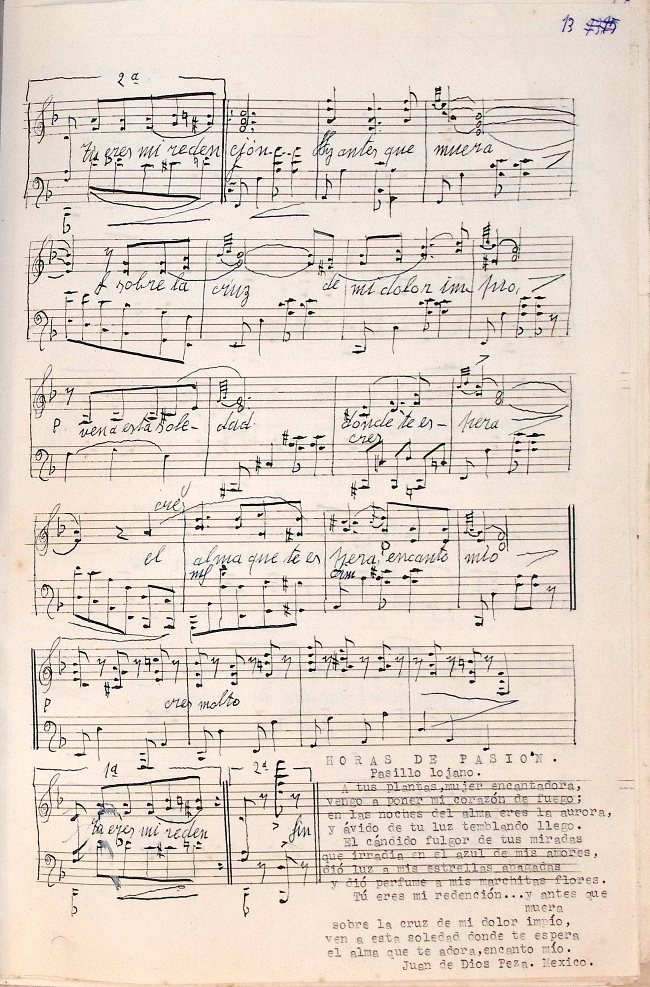 Portada de Horas de pasión