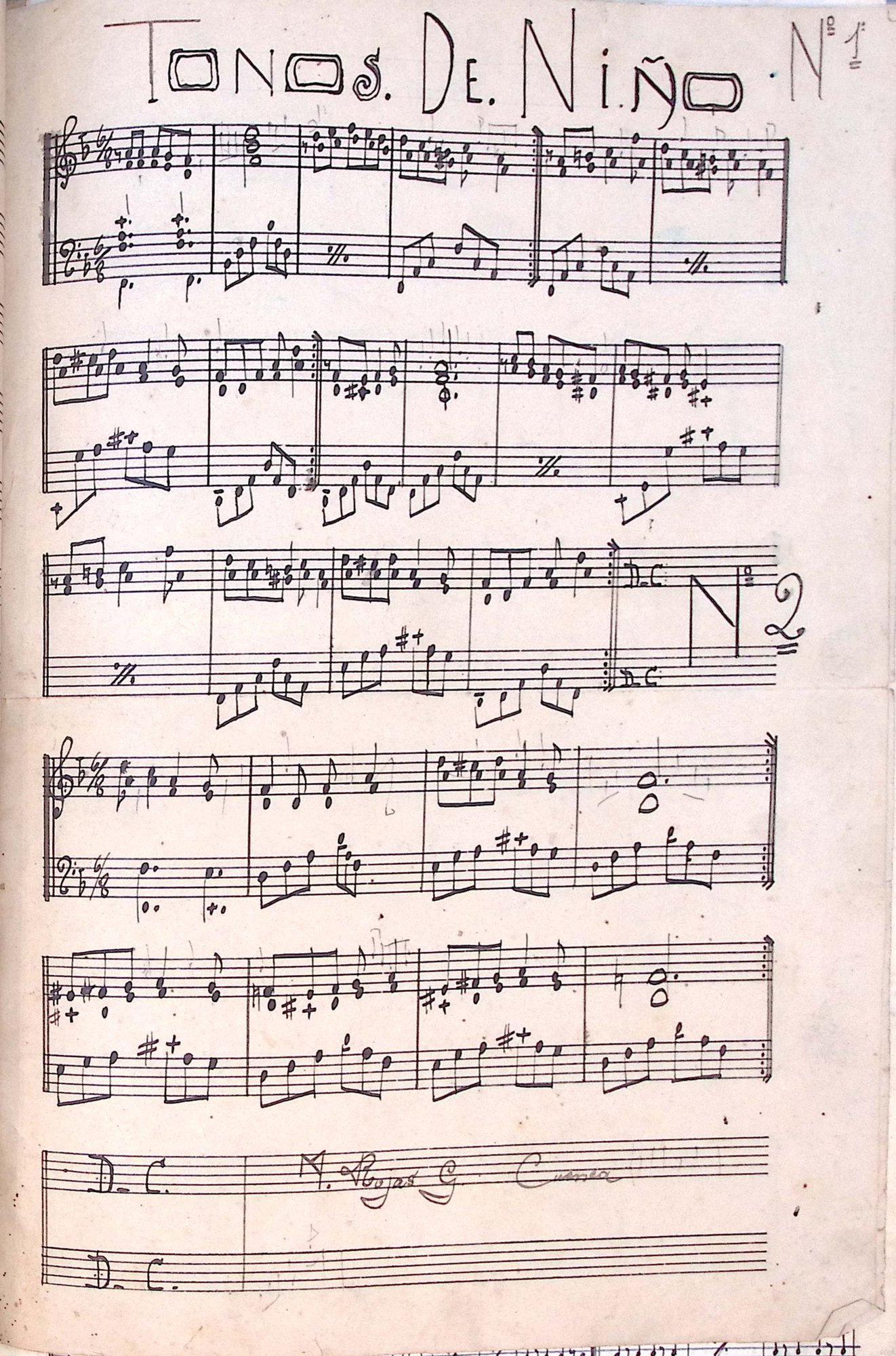 Portada de Tonos de un niño