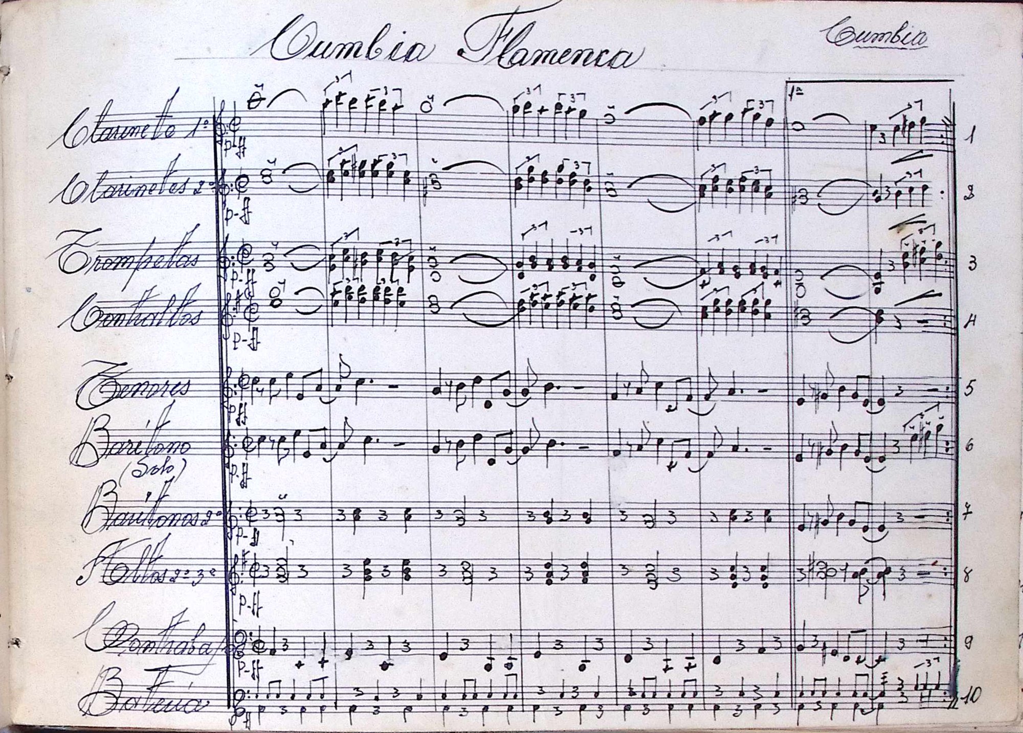 Portada de Cumbia Flamenca