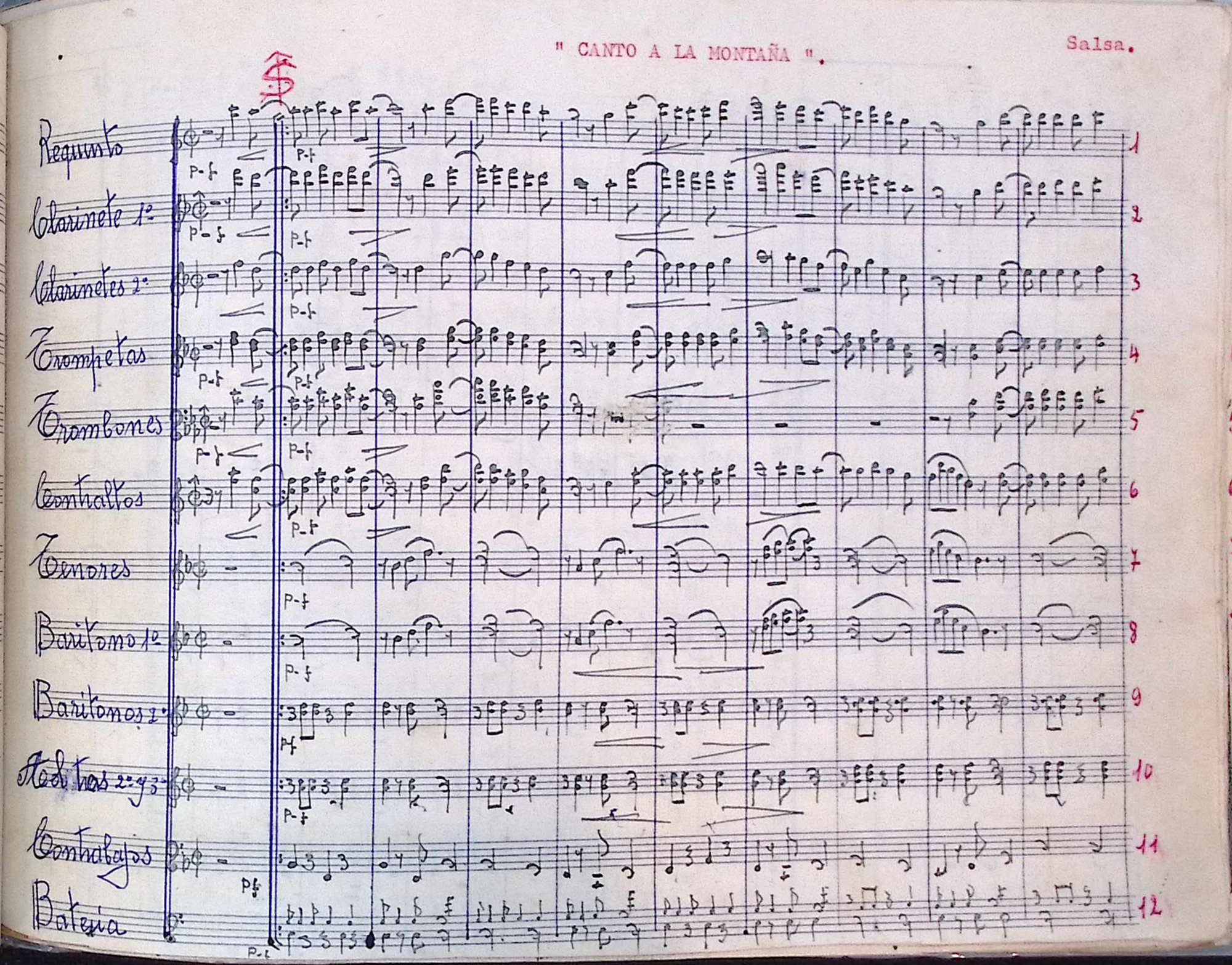 Portada de Canto a la montaña