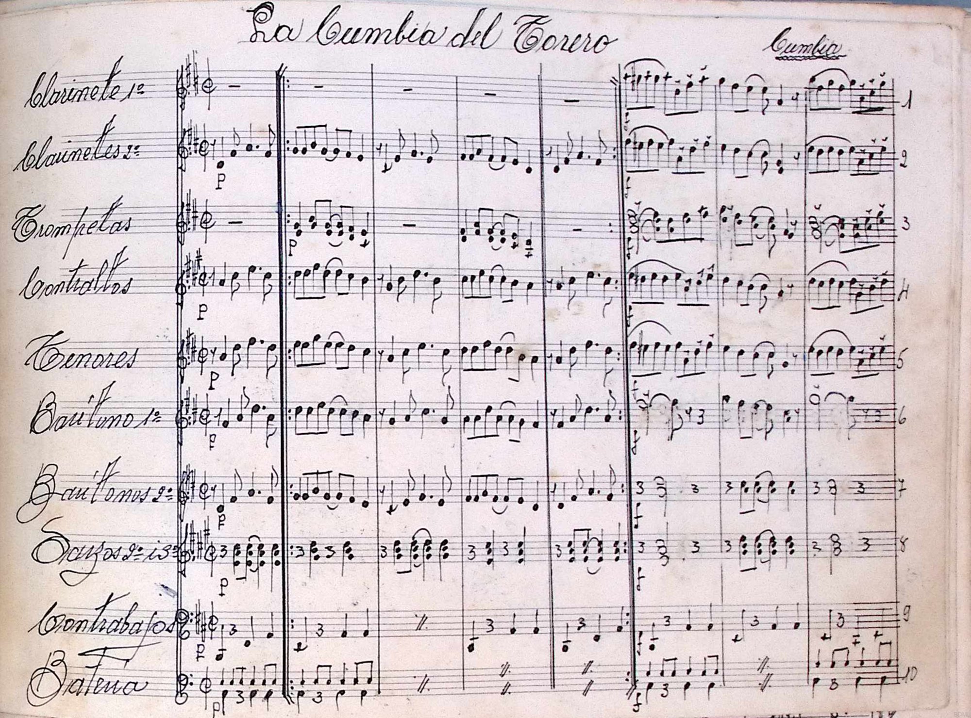 Portada de La Cumbia del Torero