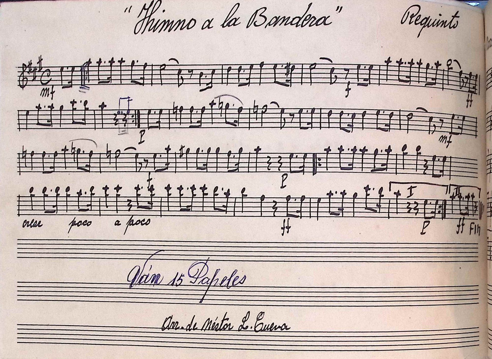Portada de Himno a la bandera