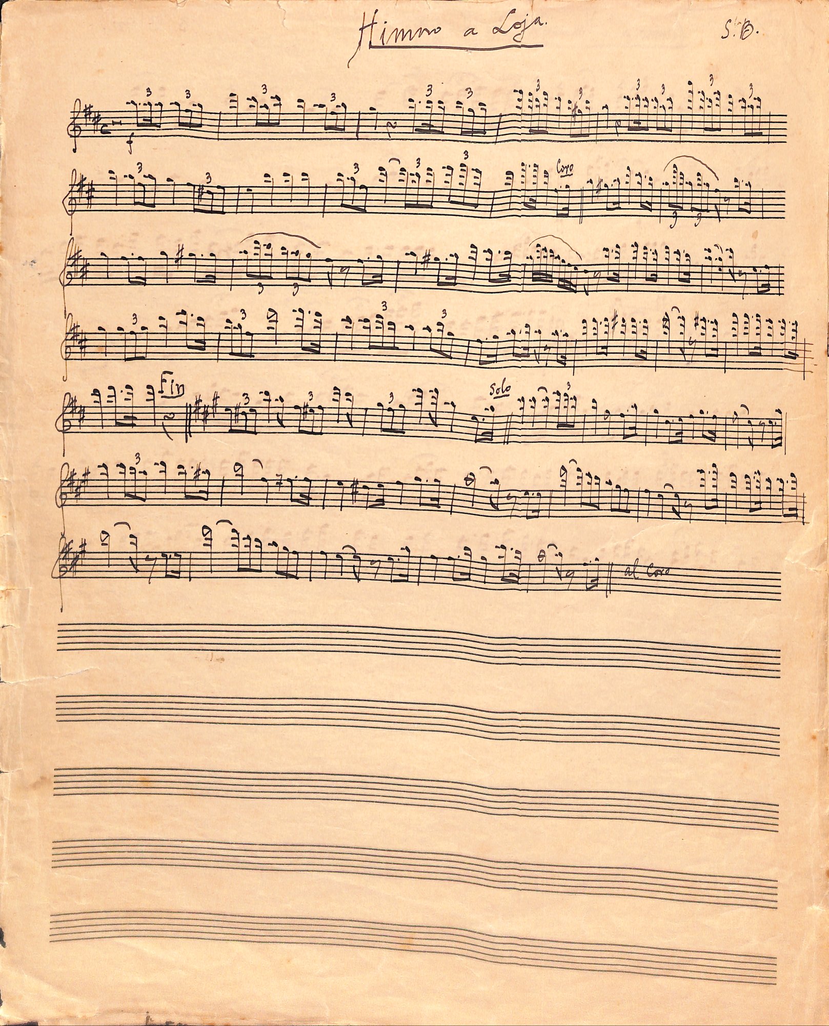 Portada de Himno a Loja