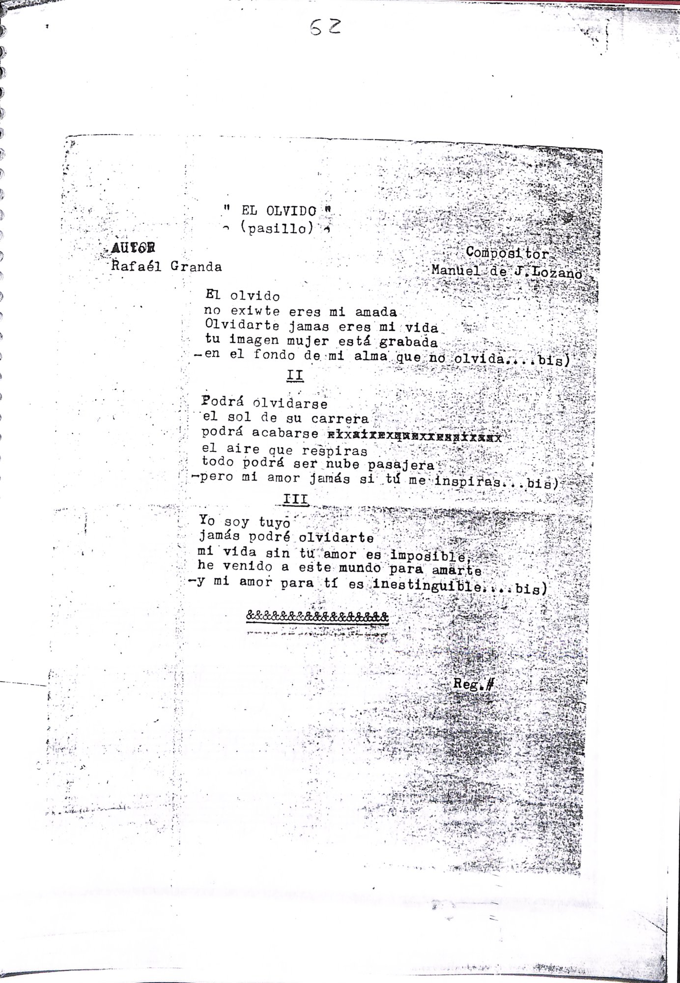 Portada de El olvido