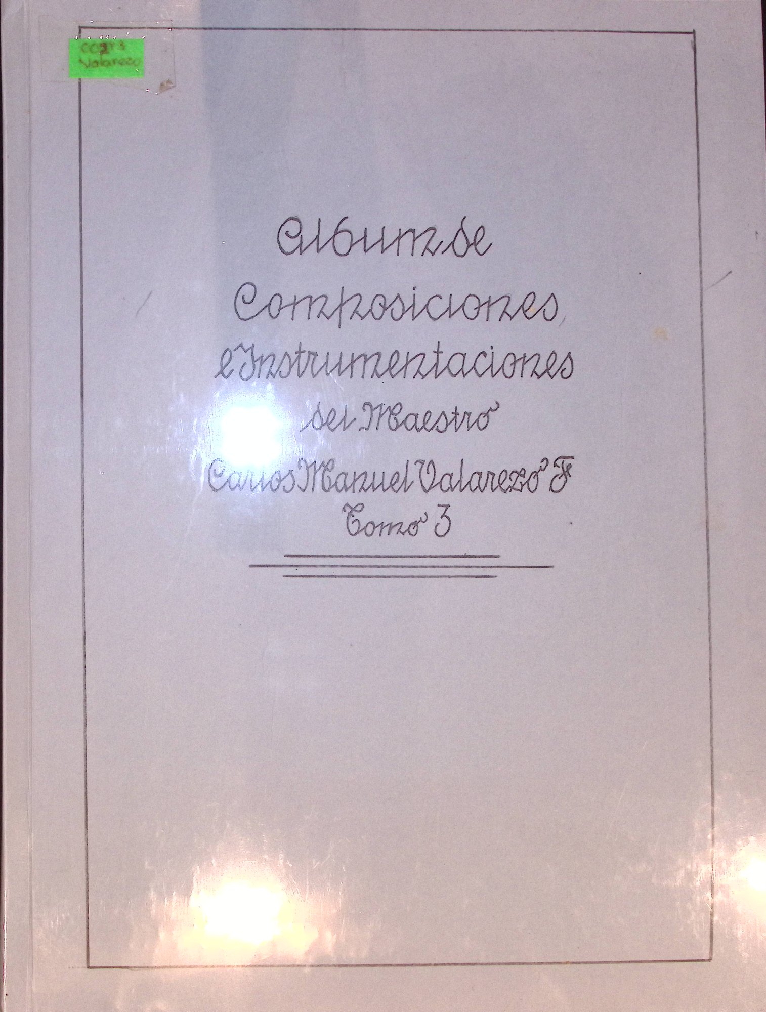Portada de Albúm de composiciones e inst…