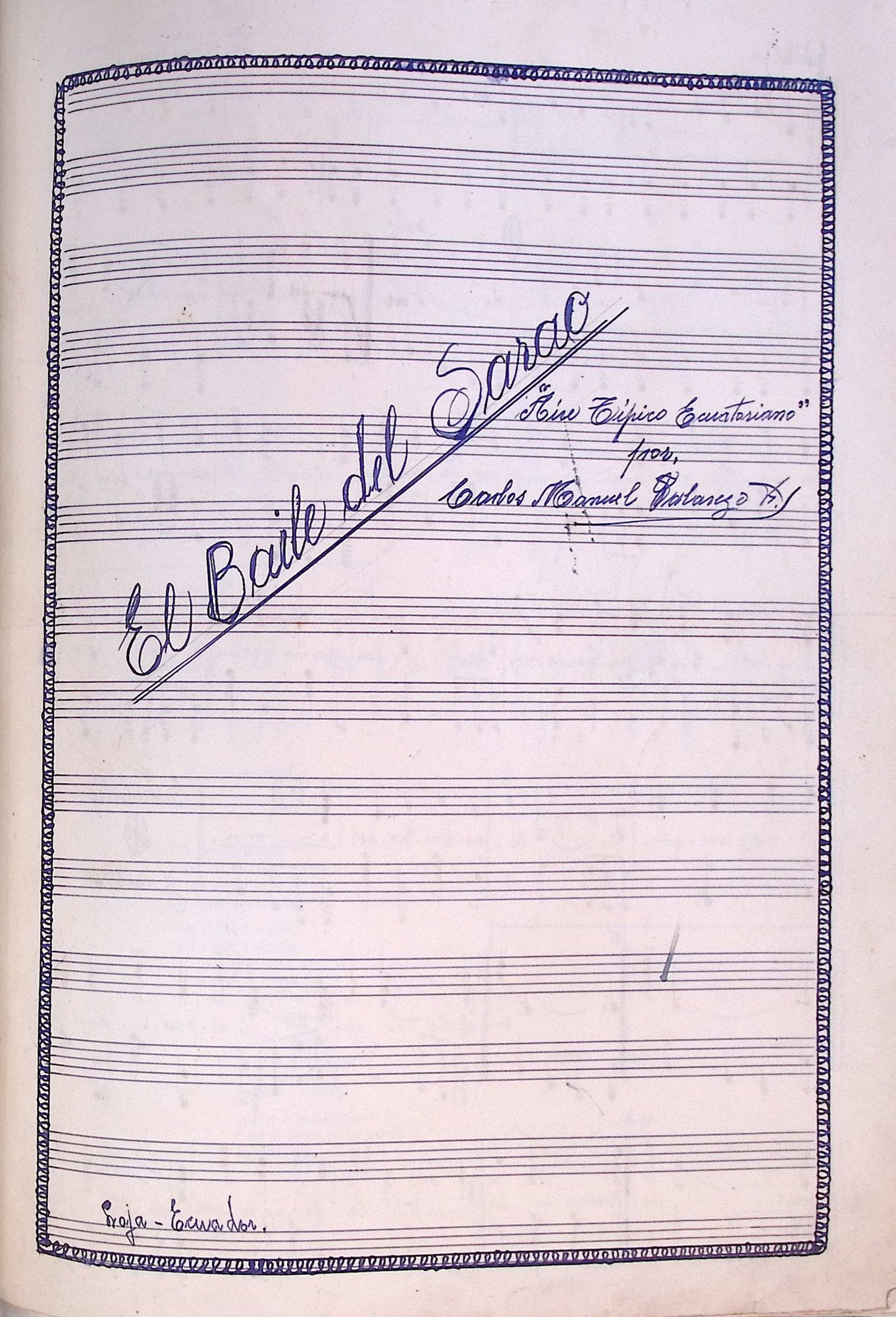 Portada de El baile del Sarao