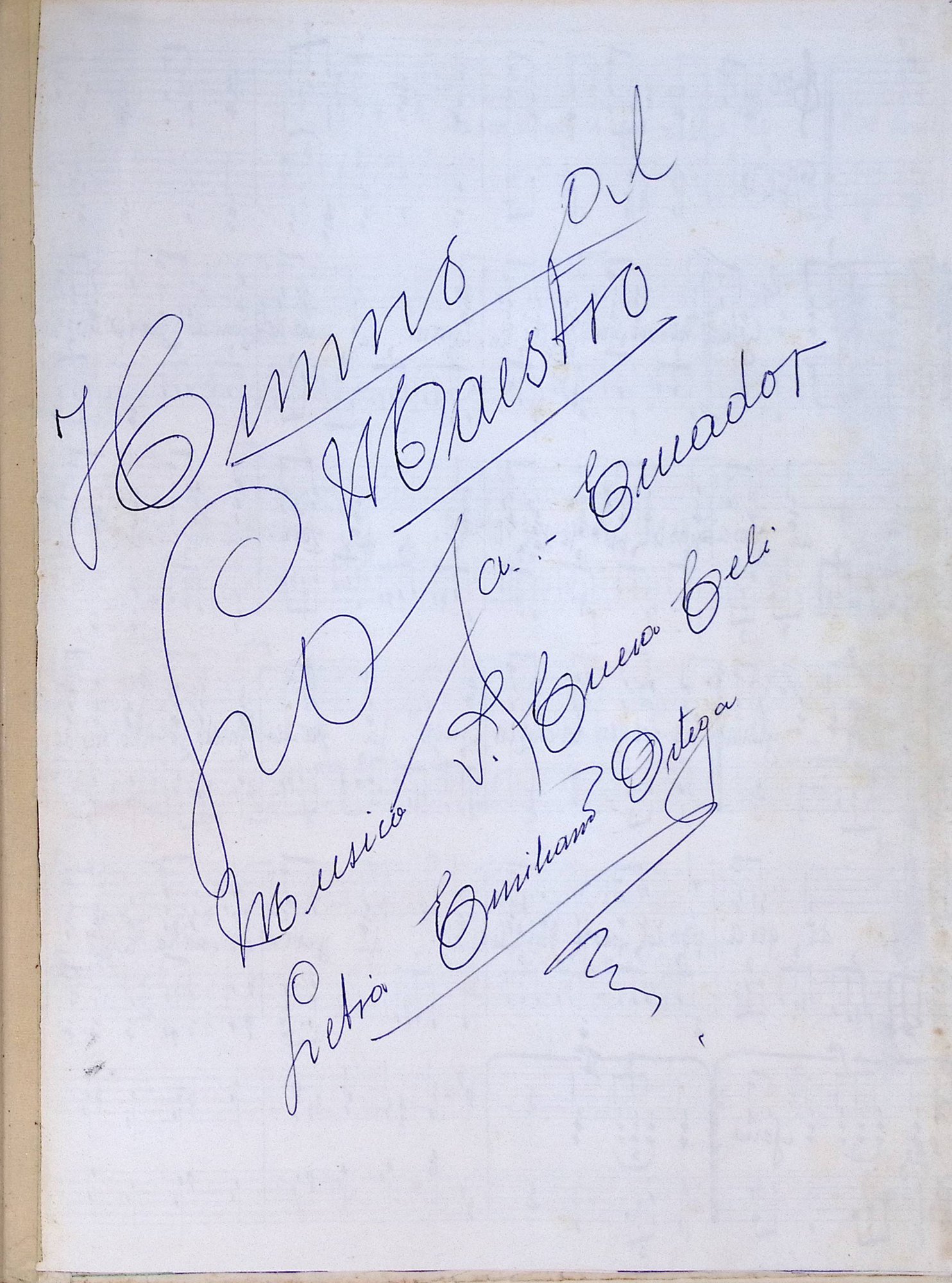Portada de Himno al maestro