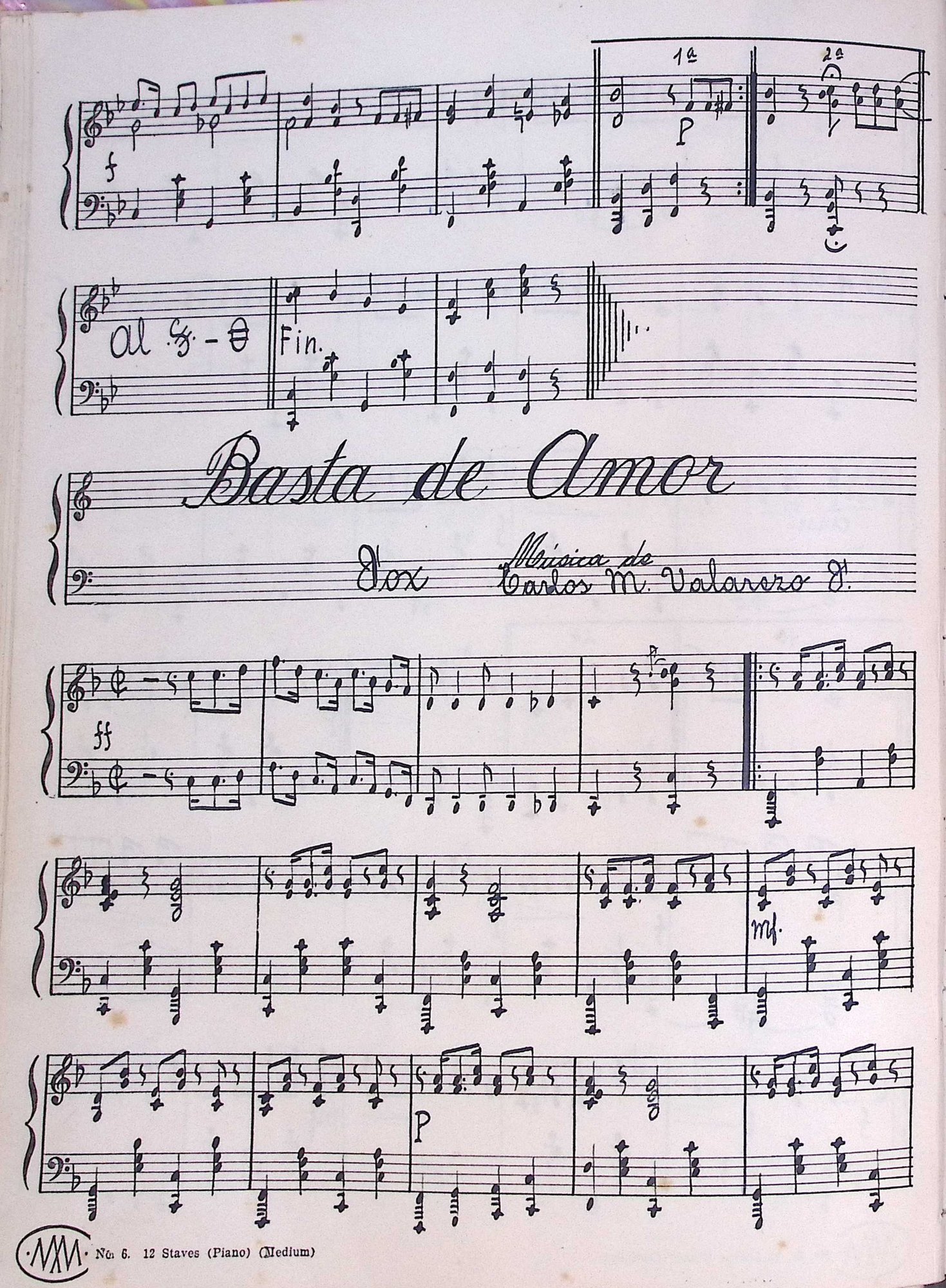 Portada de Basta de amor