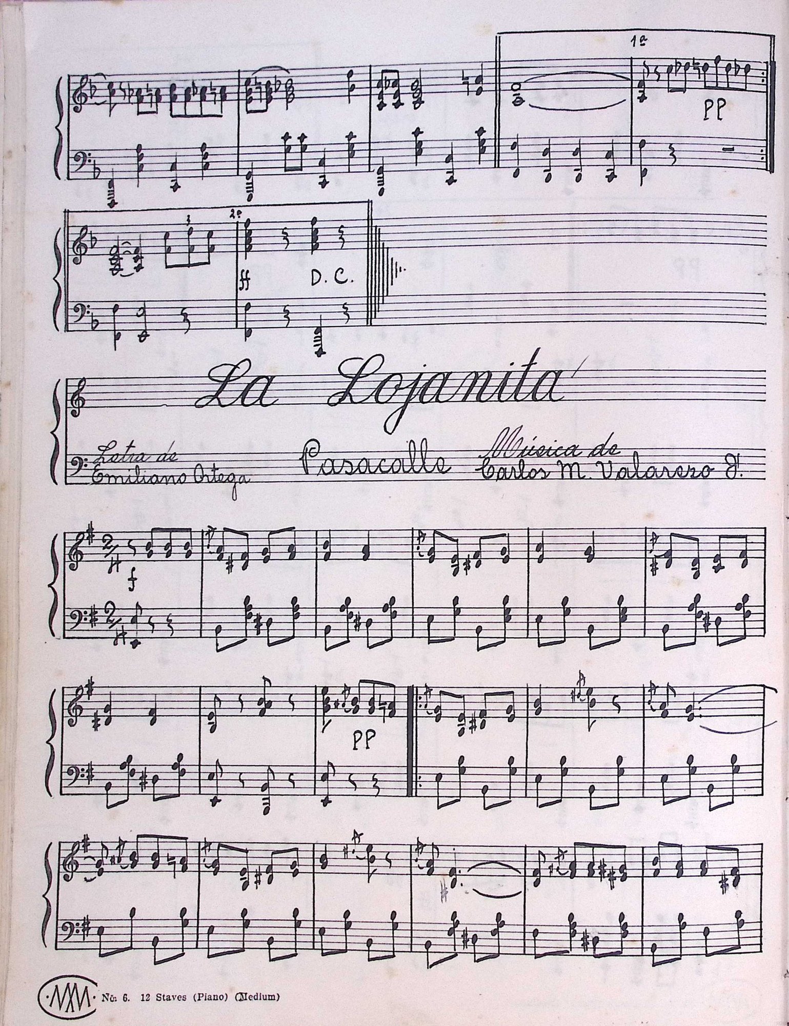 Portada de La lojanita