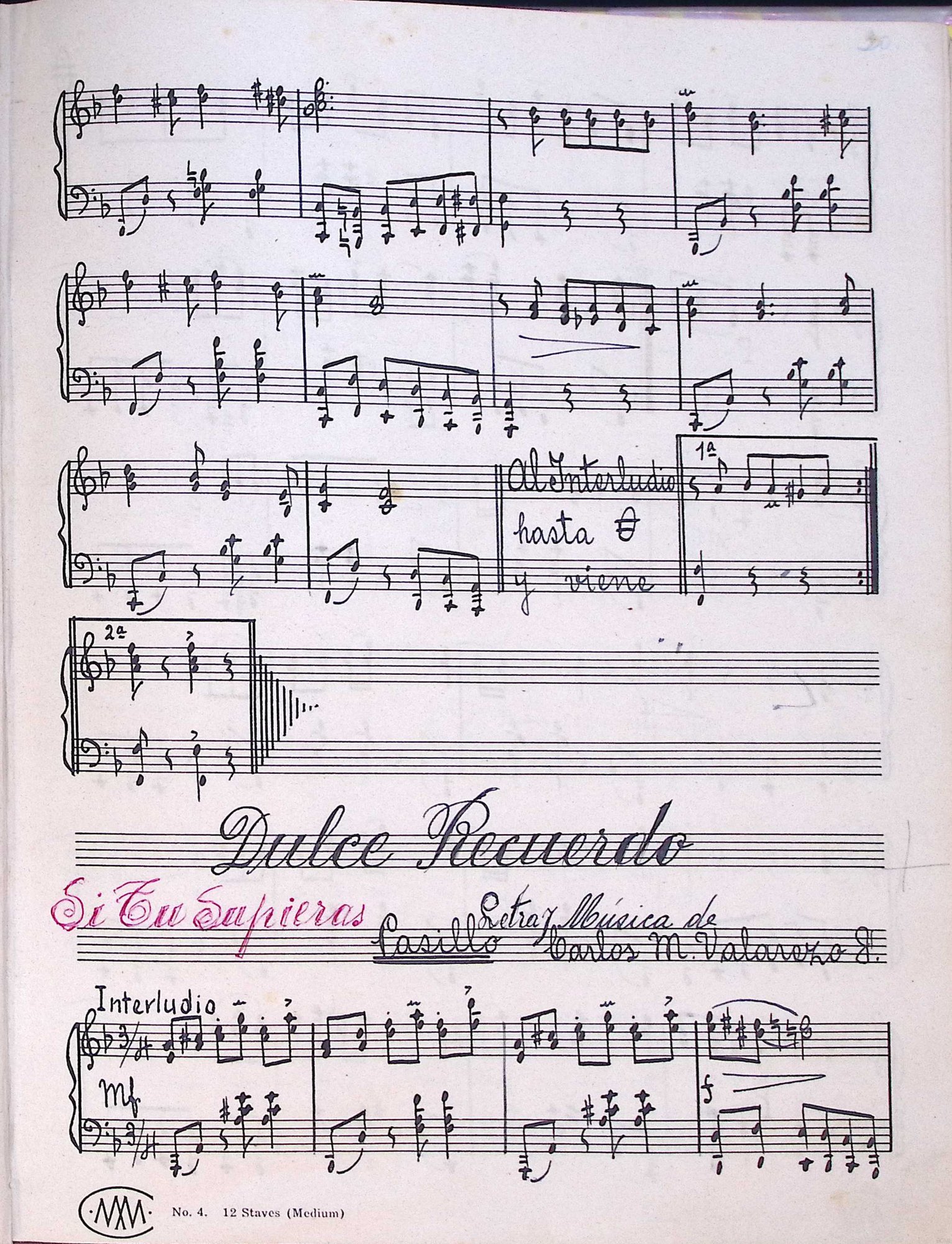Portada de Dulce Recuerdo