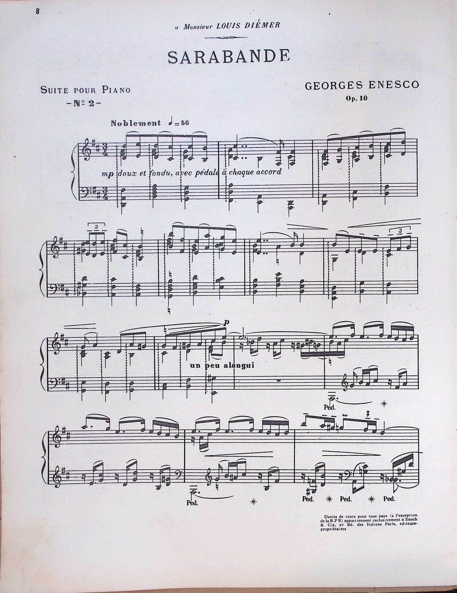 Portada de SARABANDE