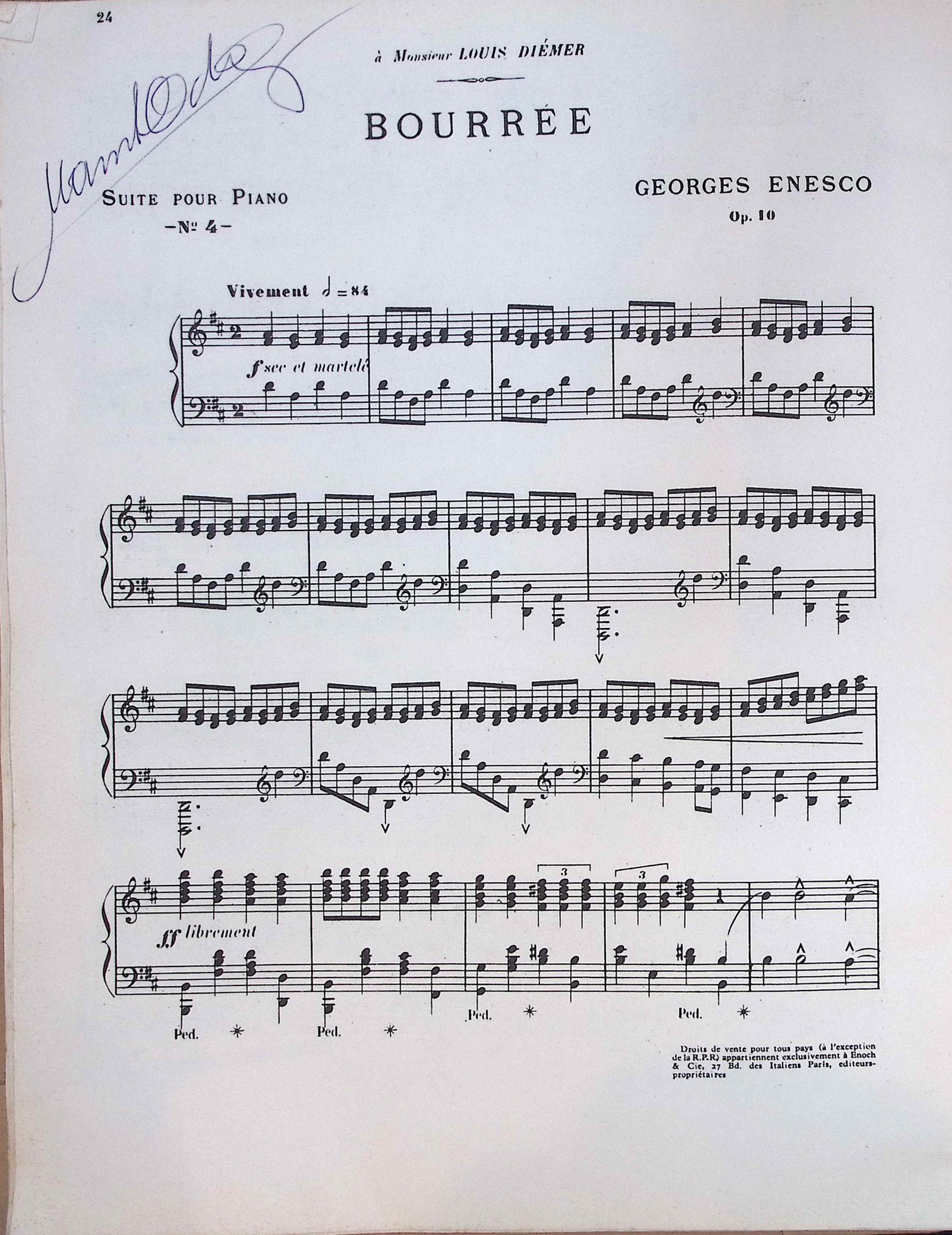 Portada de BOURREE