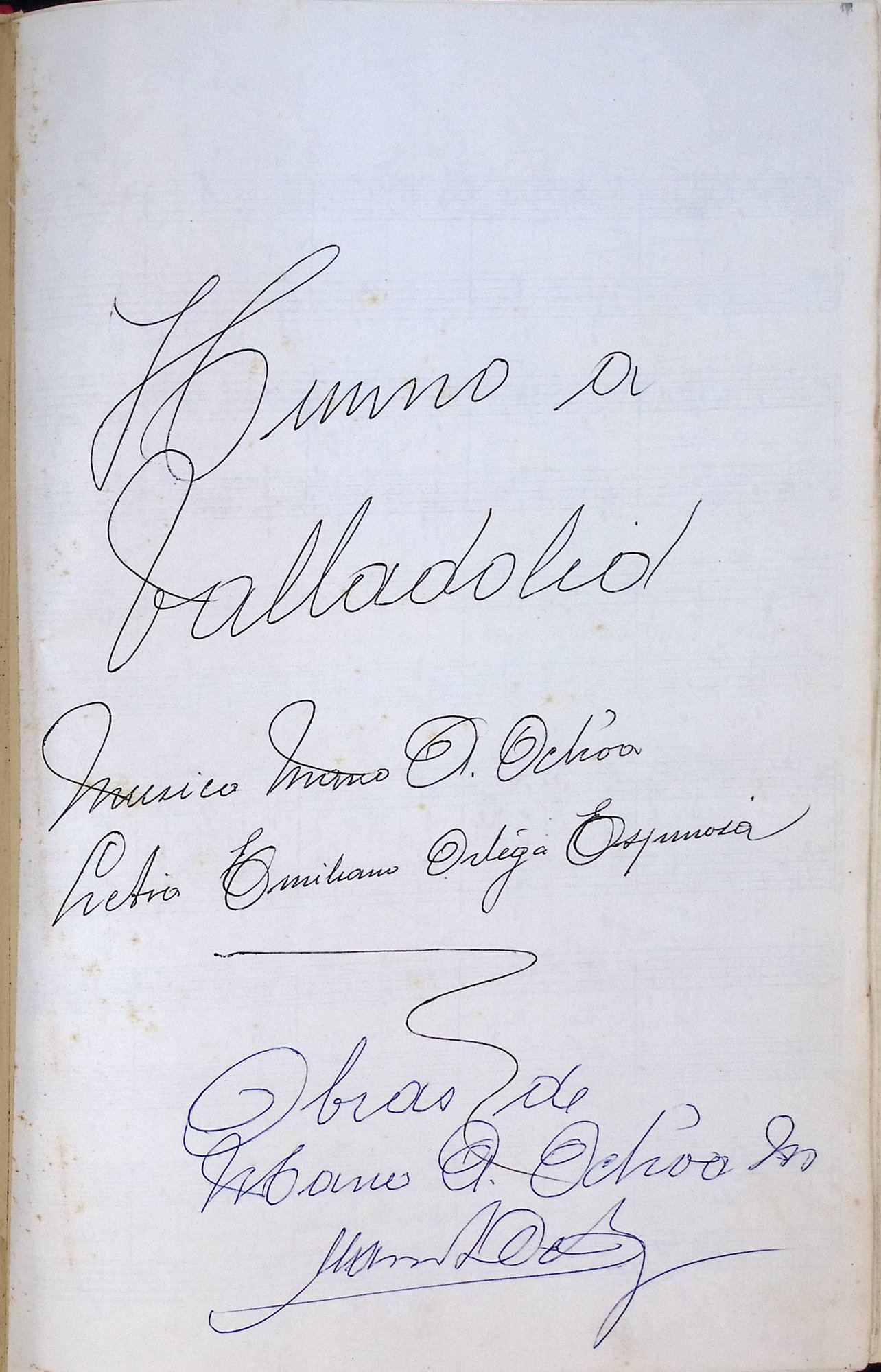 Portada de Himno a Valladolid