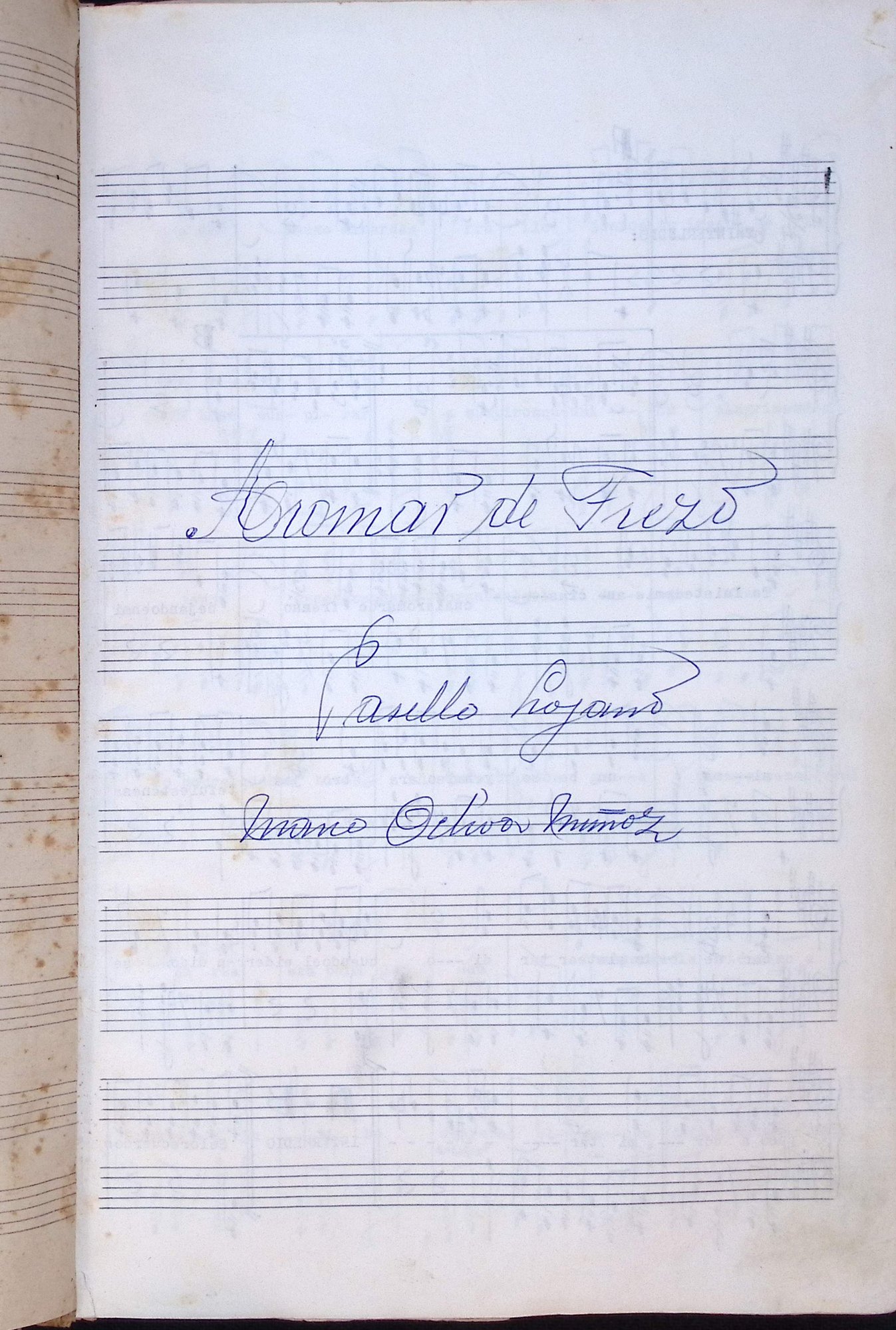 Portada de Aromar de Frezo