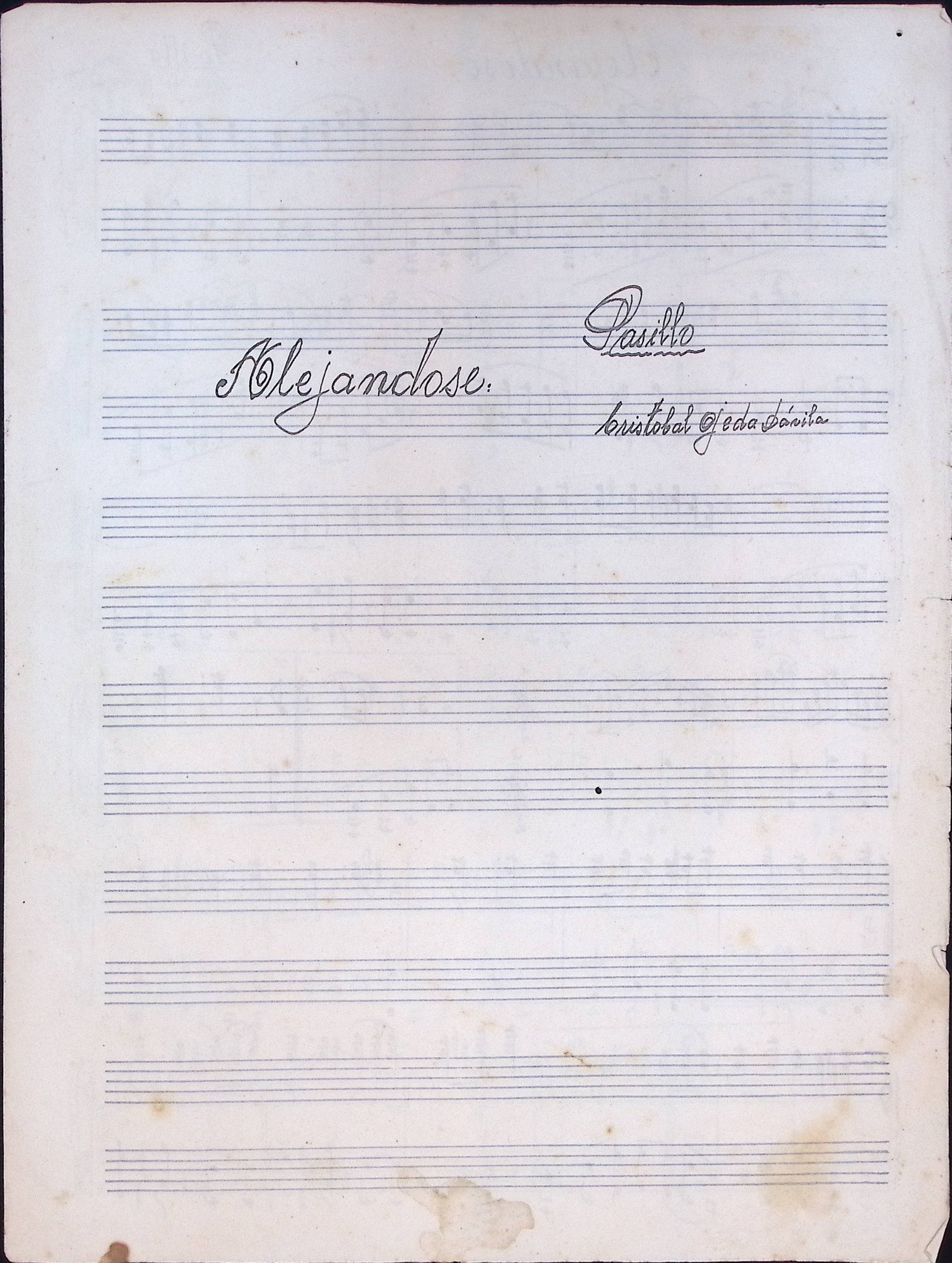 Portada de Alejandose