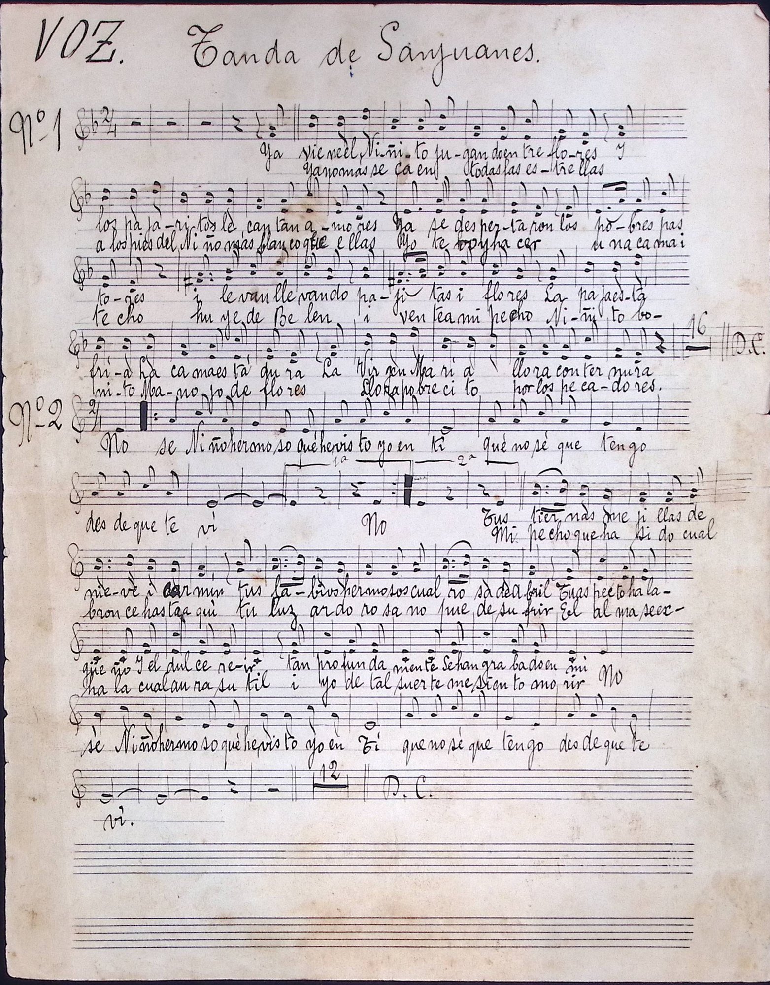 Portada de Tanda de sanjuanes