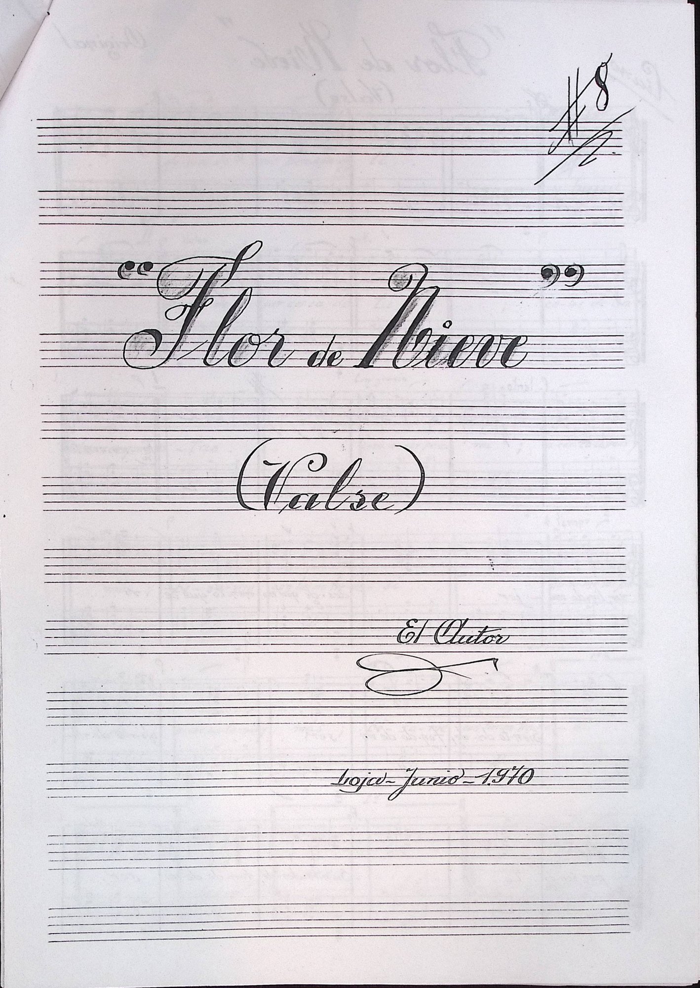 Portada de Flor de nieve