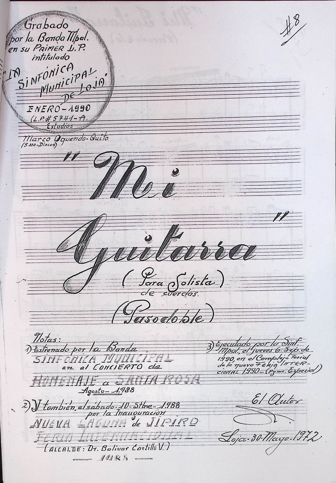Portada de Mi Guitarra