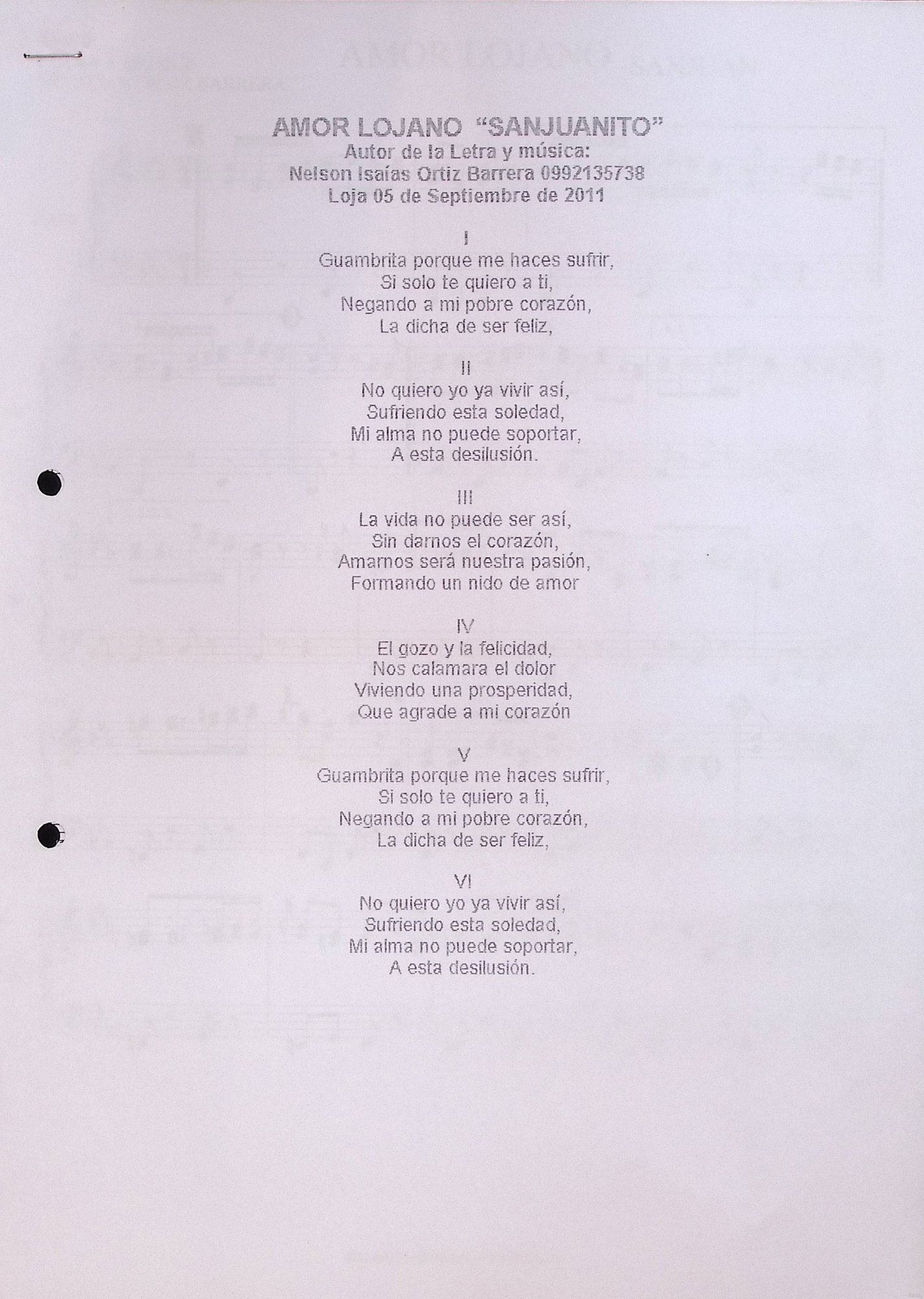Portada de Amor lojano