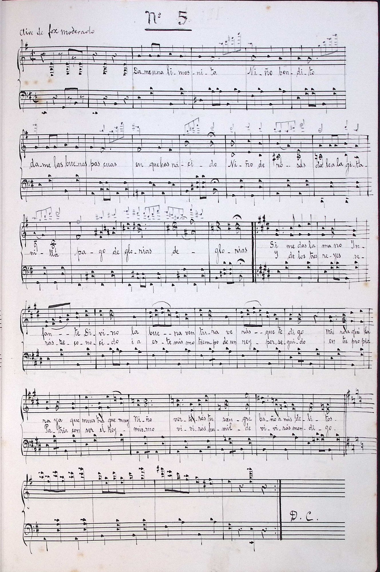 Portada de Villancico Nº5